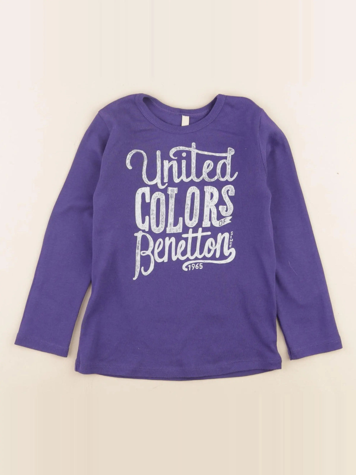 Benetton - tee-shirt violet - 3/4 ans