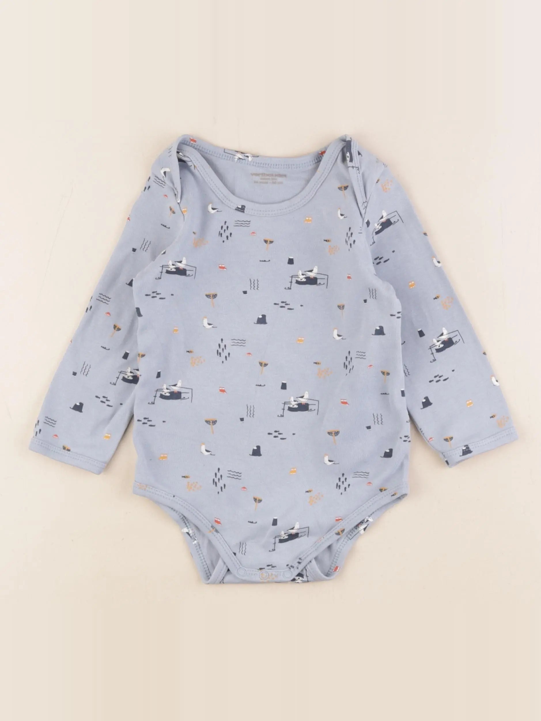 Vertbaudet - body bleu - 24 mois
