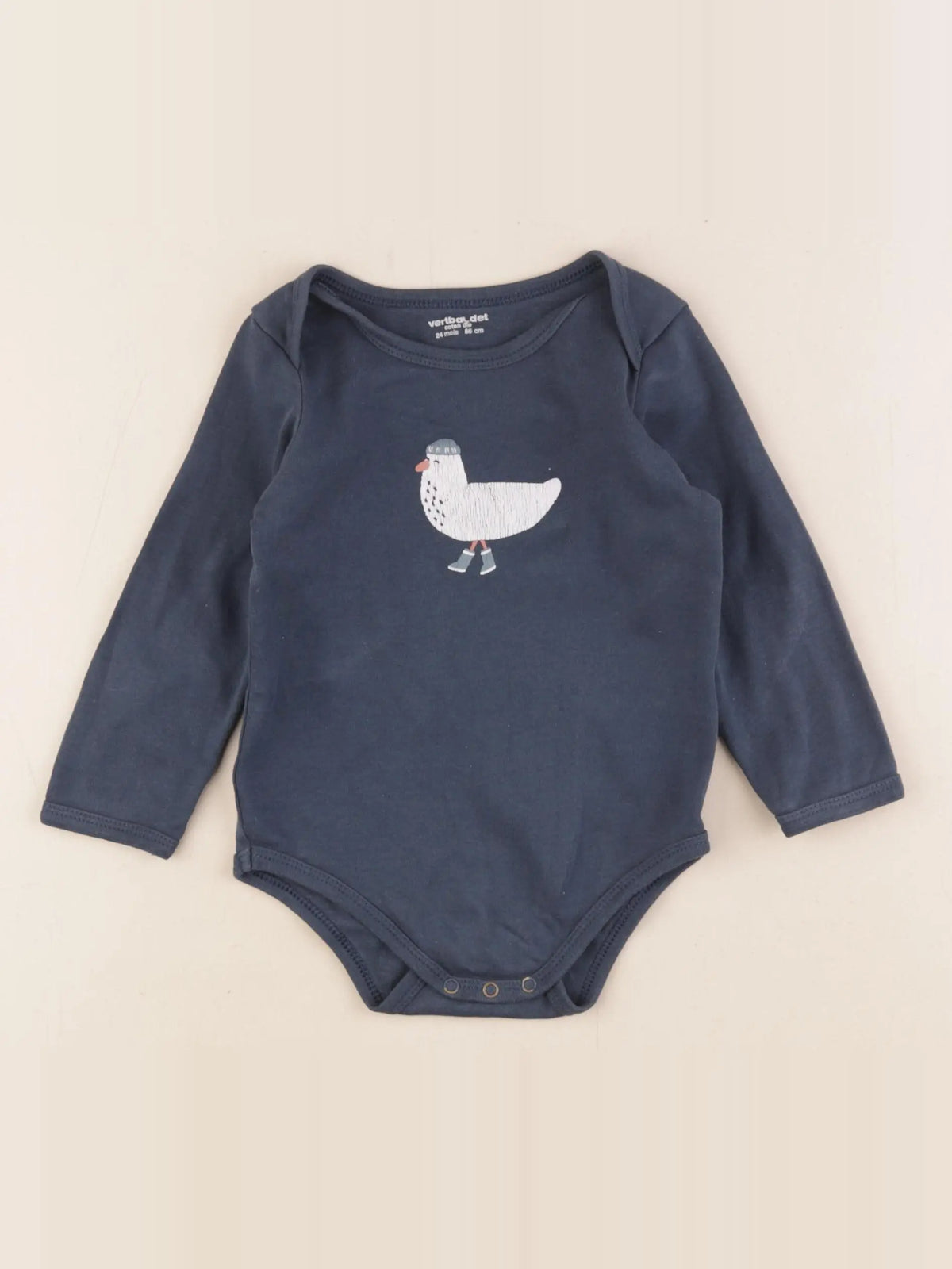 Vertbaudet - body bleu - 24 mois