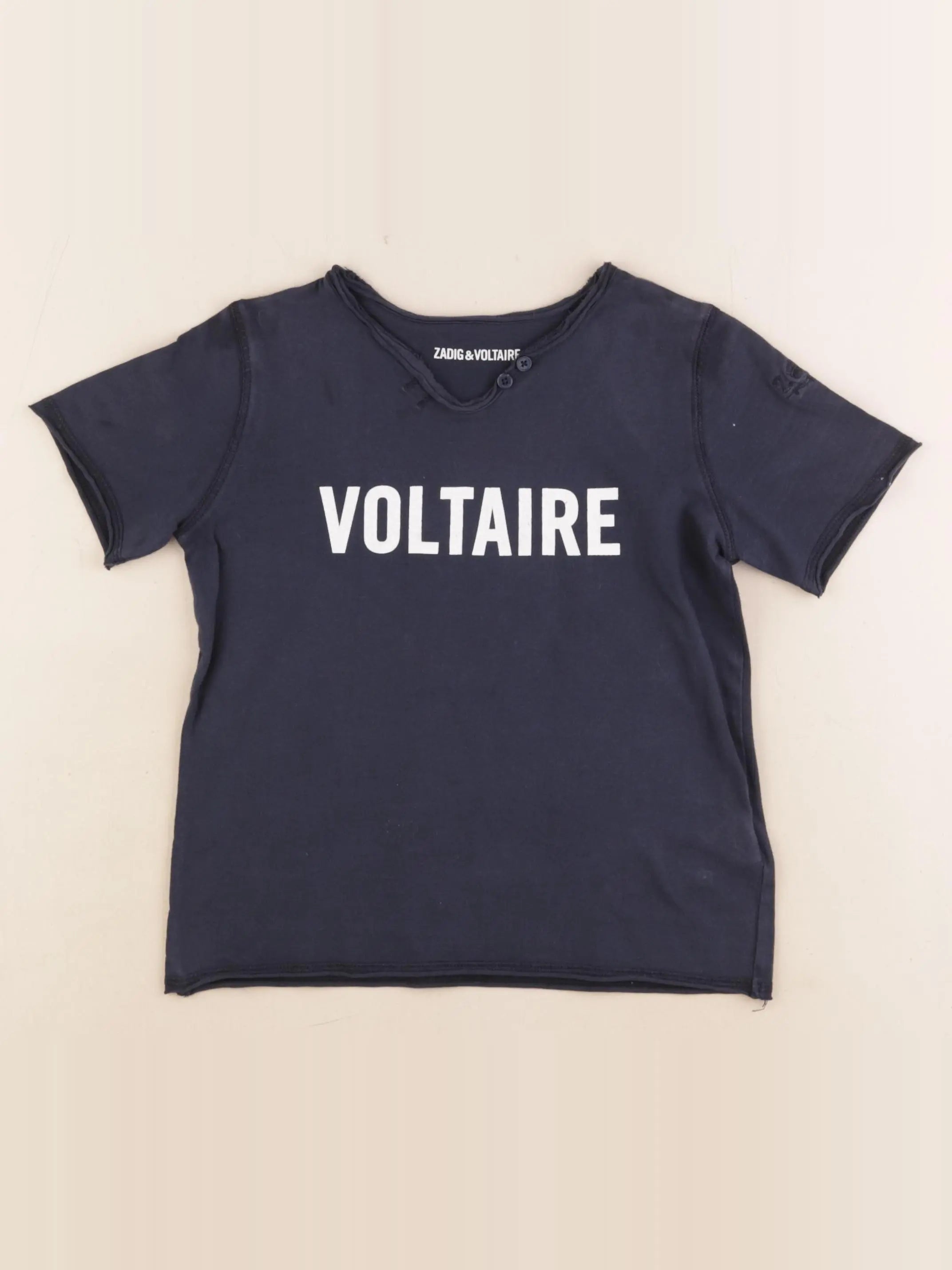 Zadig & Voltaire - tee-shirt bleu - 5 ans