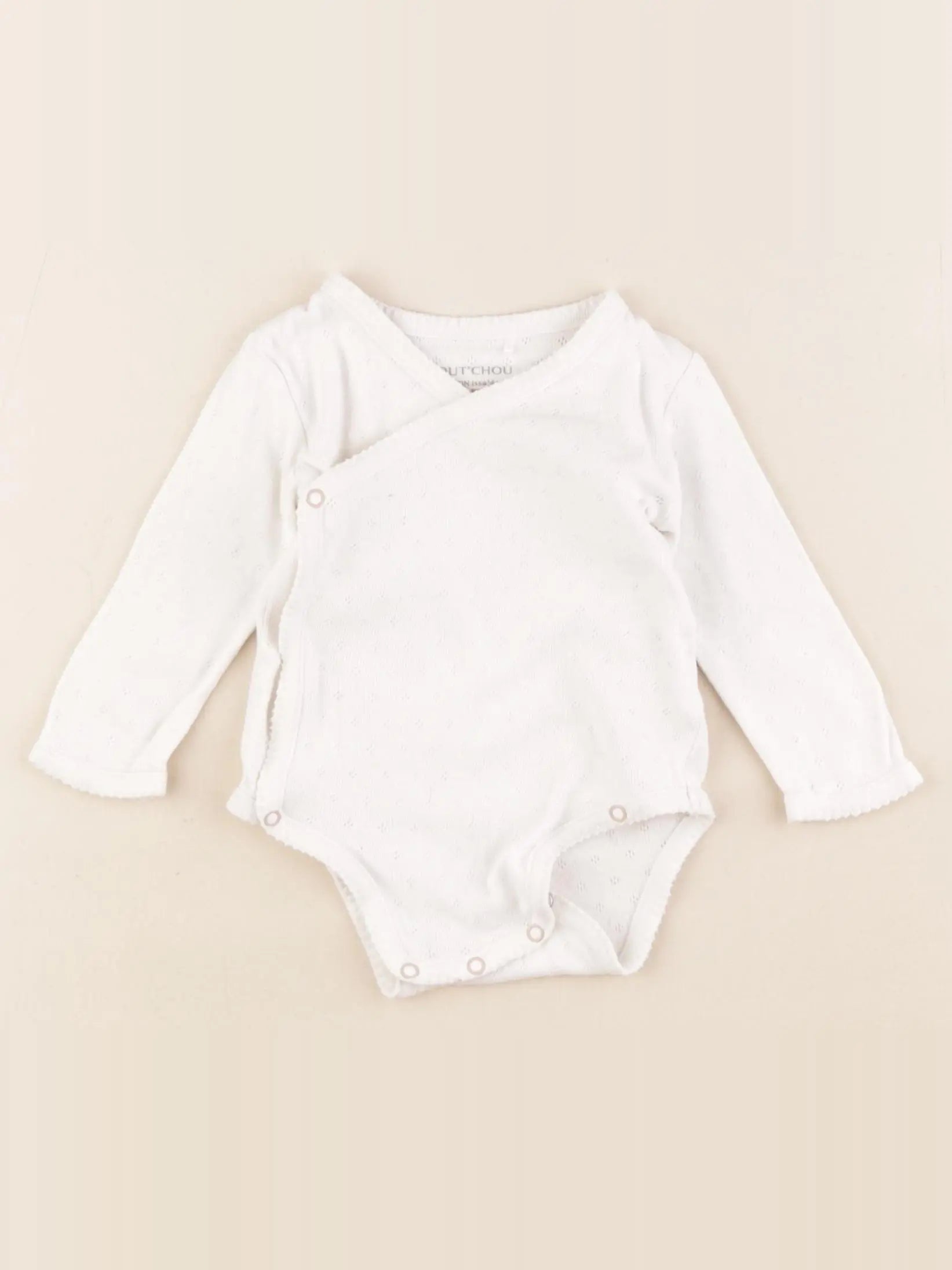 Boutchou - body blanc - 6 mois