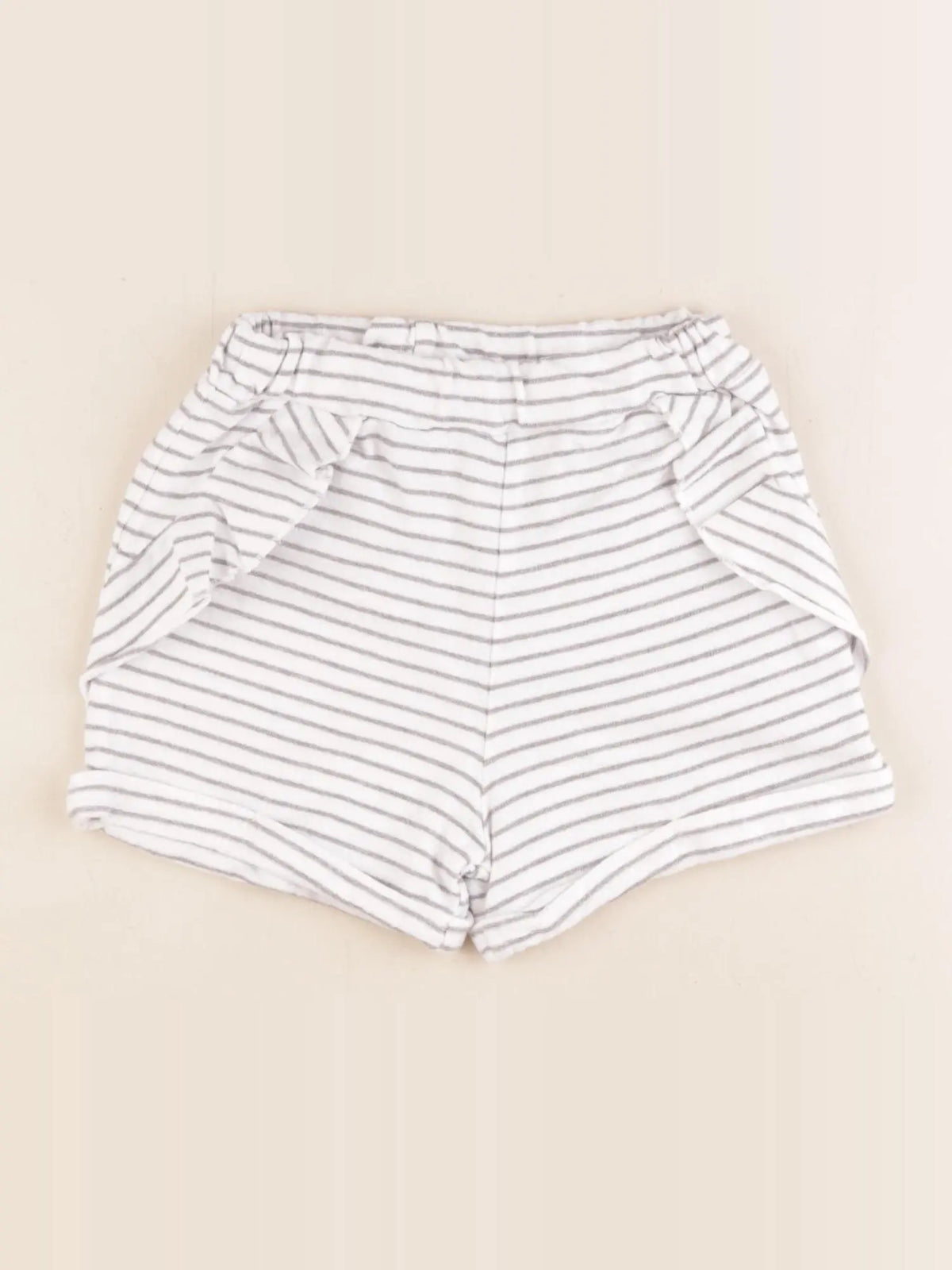 Bean's barcelona - short blanc, gris - 2 ans