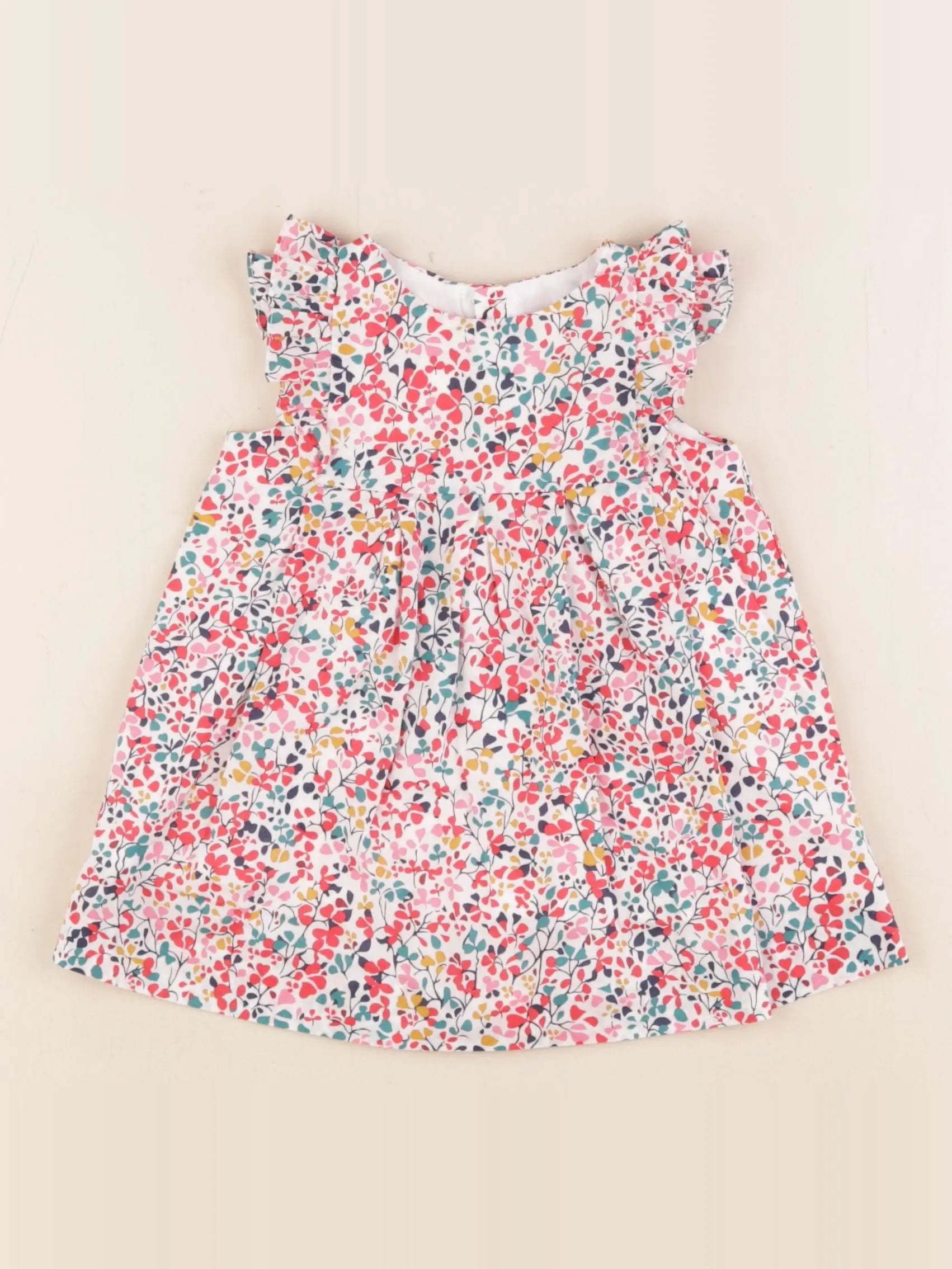 Jacadi - robe liberty multicolore - 6 mois