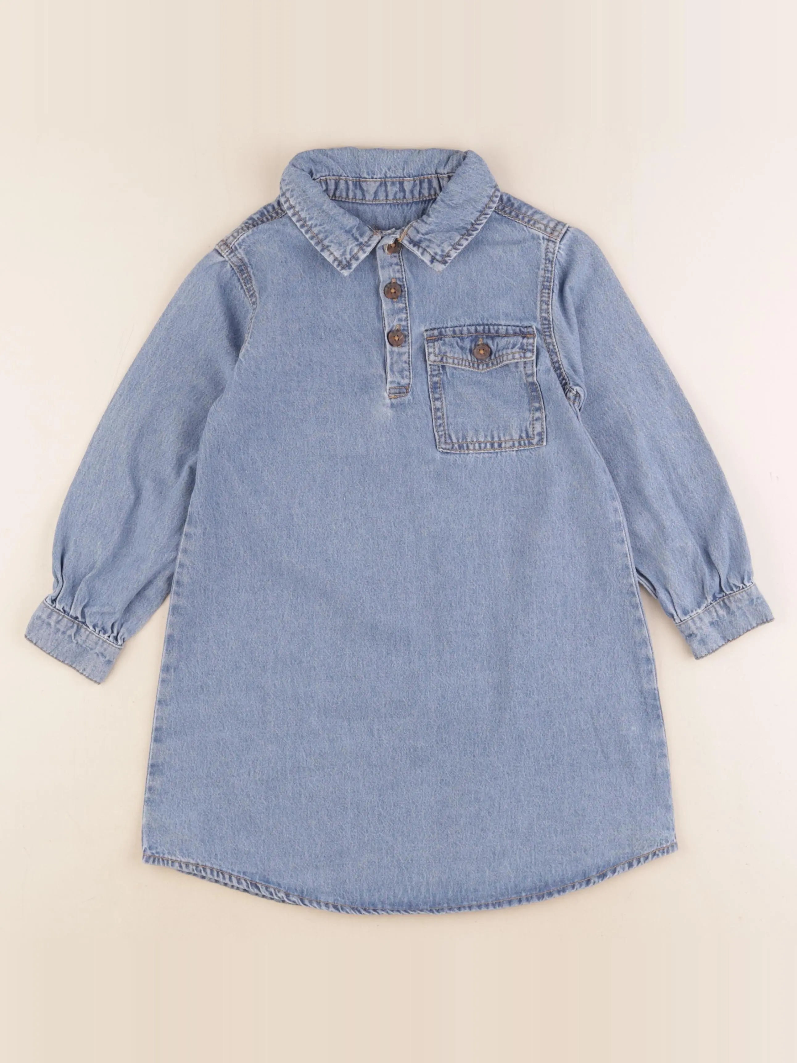 Vertbaudet - robe bleu - 6 ans