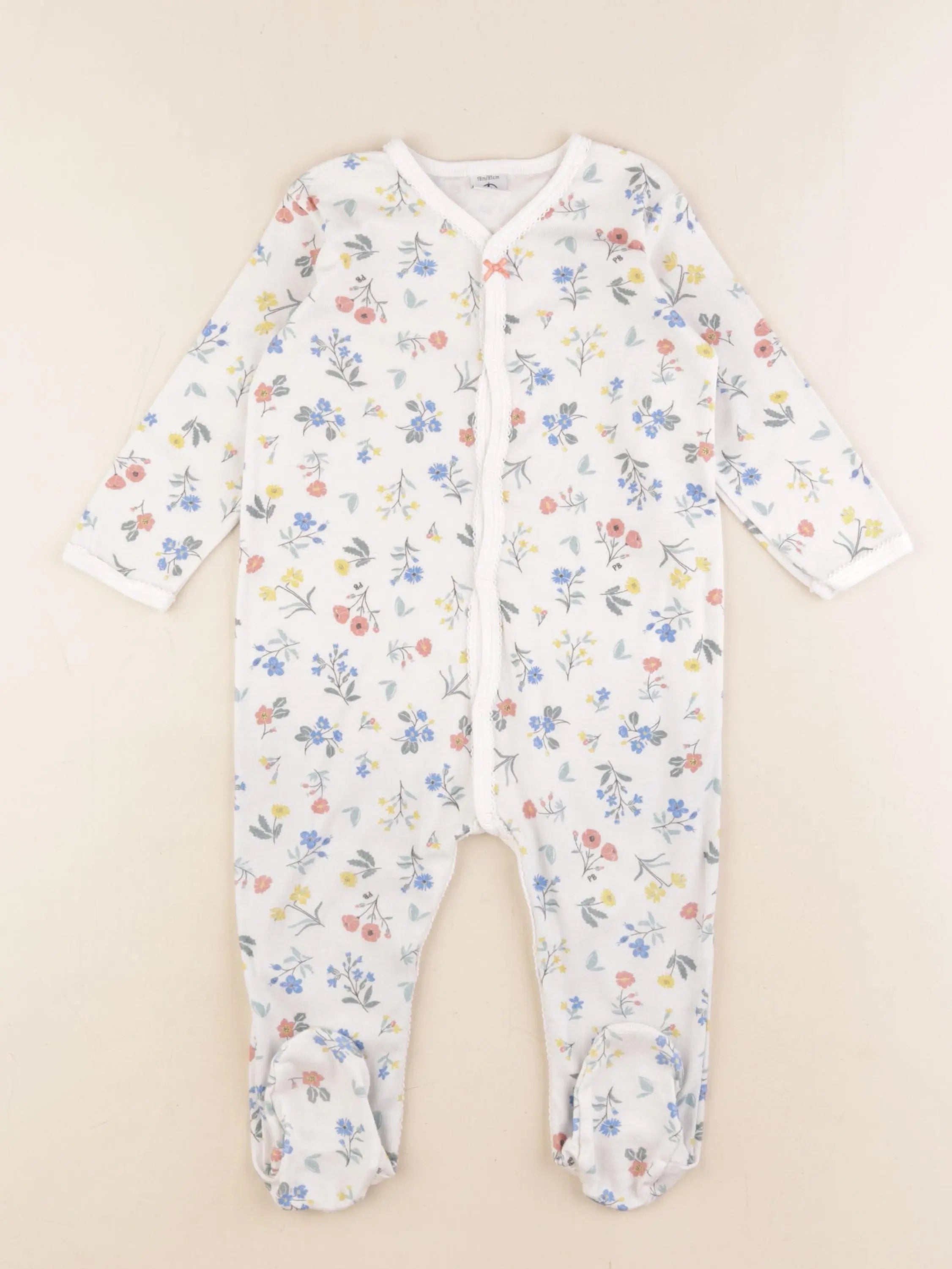 Petit Bateau - pyjama coton multicolore - 18 mois