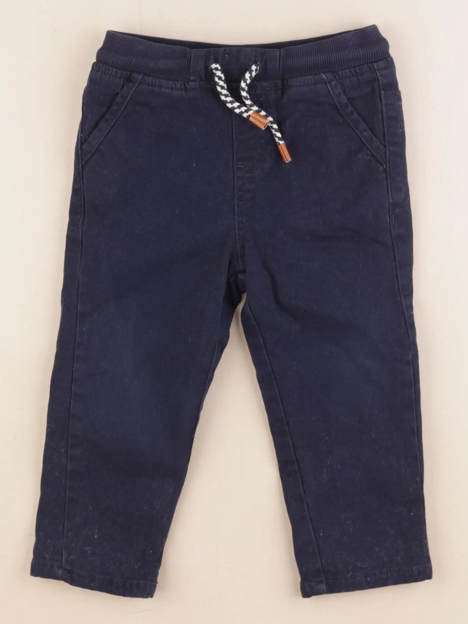 Vertbaudet - pantalon bleu - 24 mois