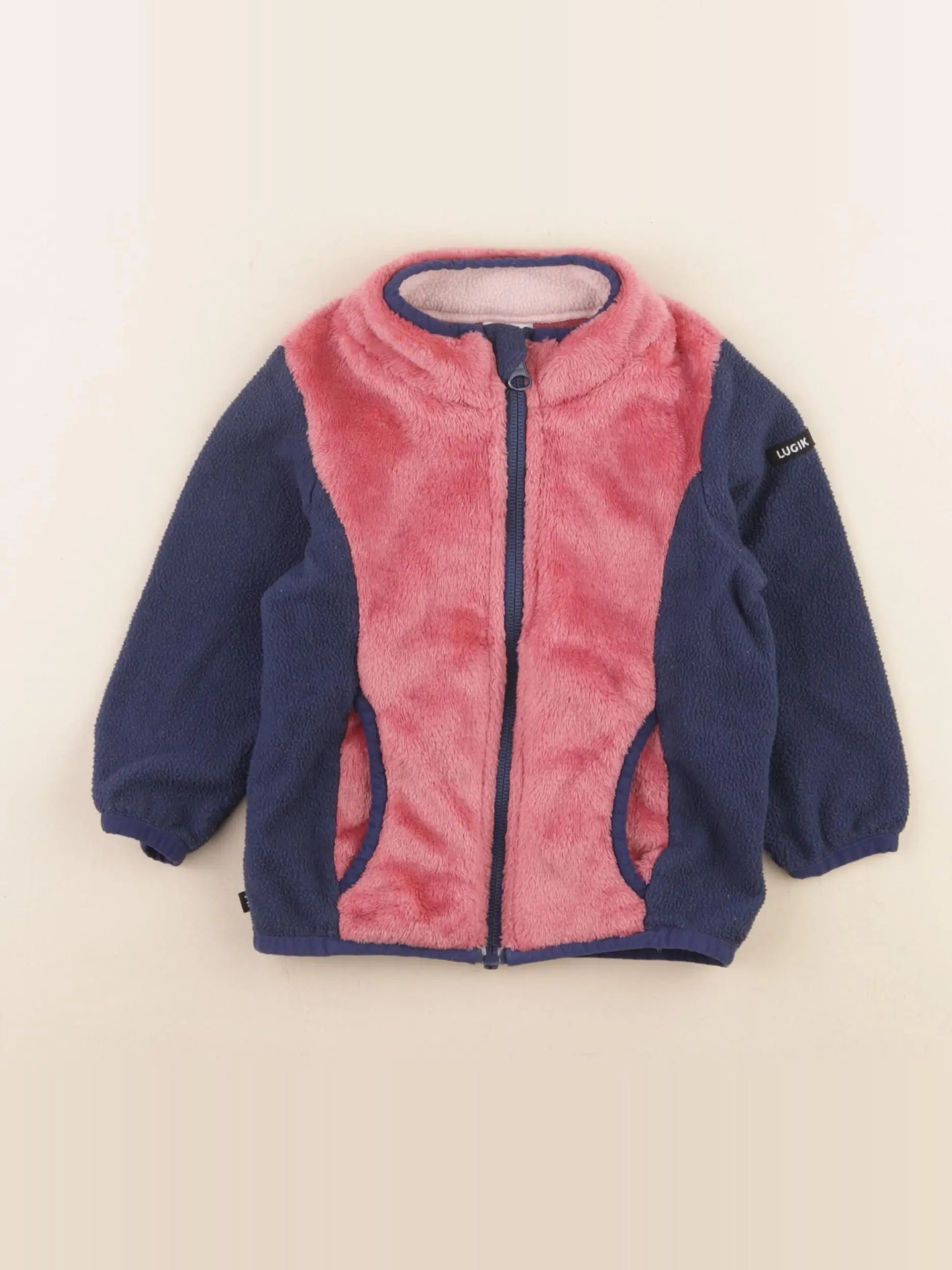 Decathlon ski - polaire bleu, rose - 24 mois