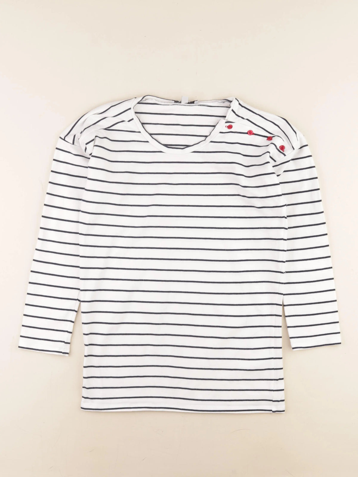Envie de fraise - tee-shirt grossesse bleu, blanc - 36 à 38