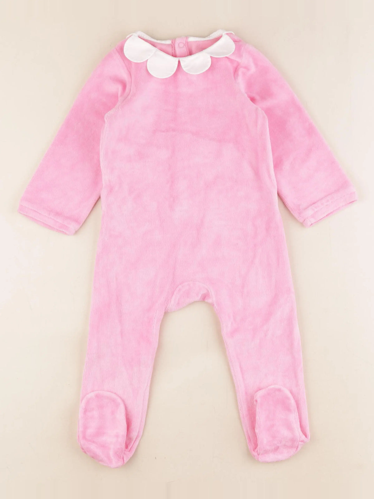Jacadi - pyjama velours rose - 18 mois