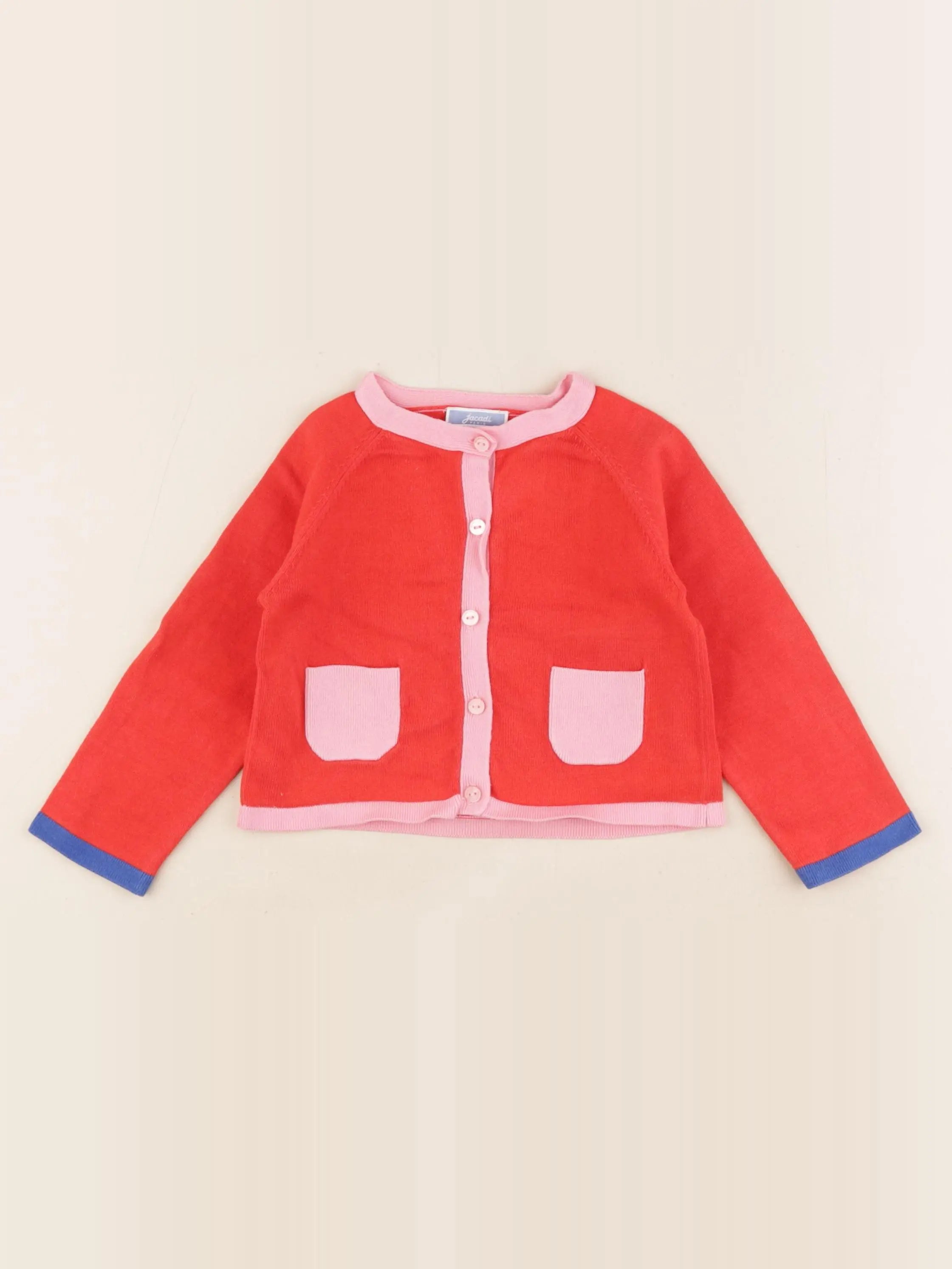 Jacadi - gilet multicolore - 24 mois