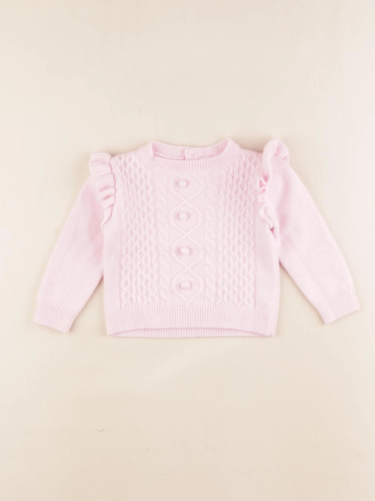 Jacadi - pull rose - 12 mois