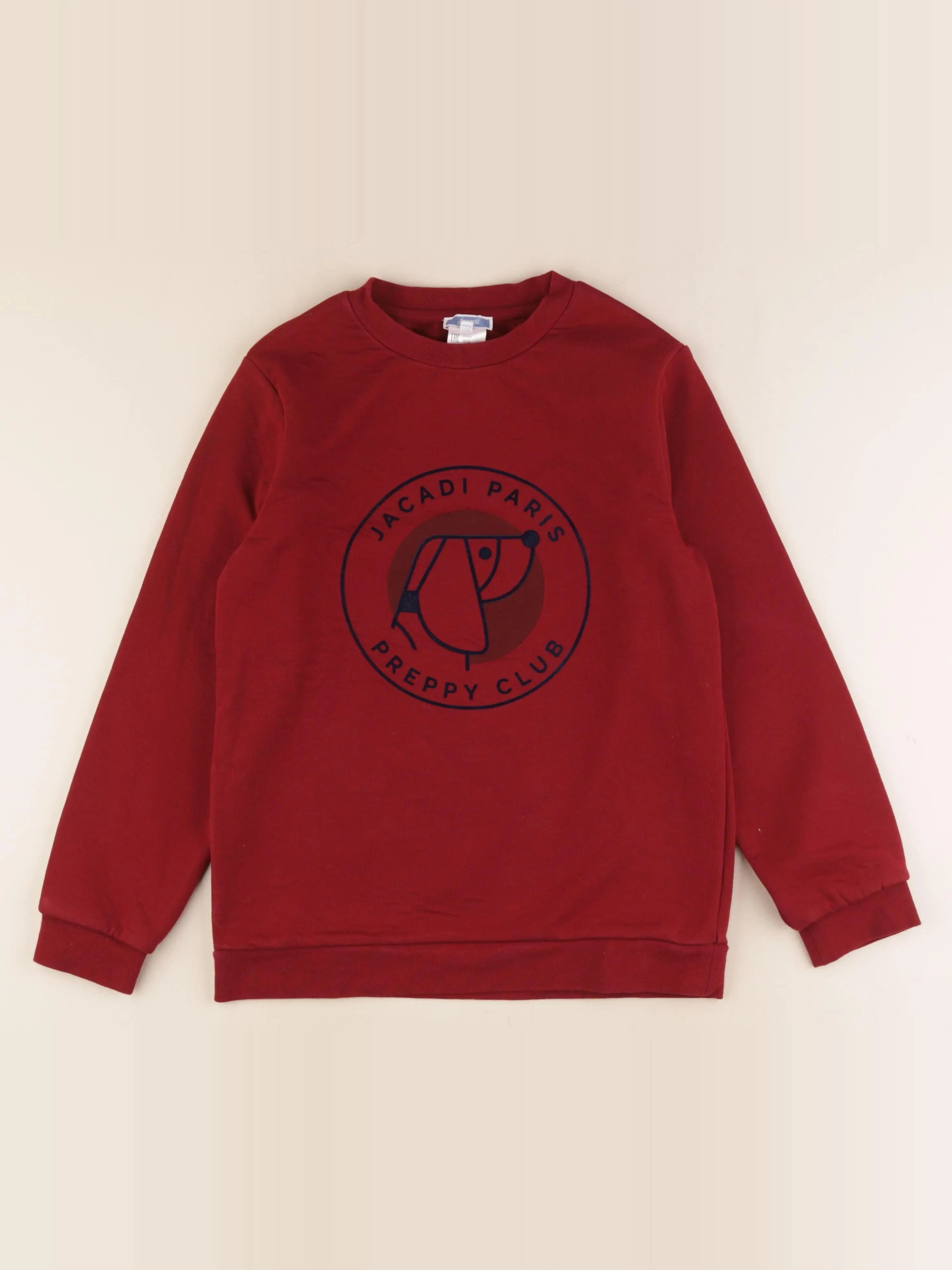 Jacadi - sweat rouge - 12 ans