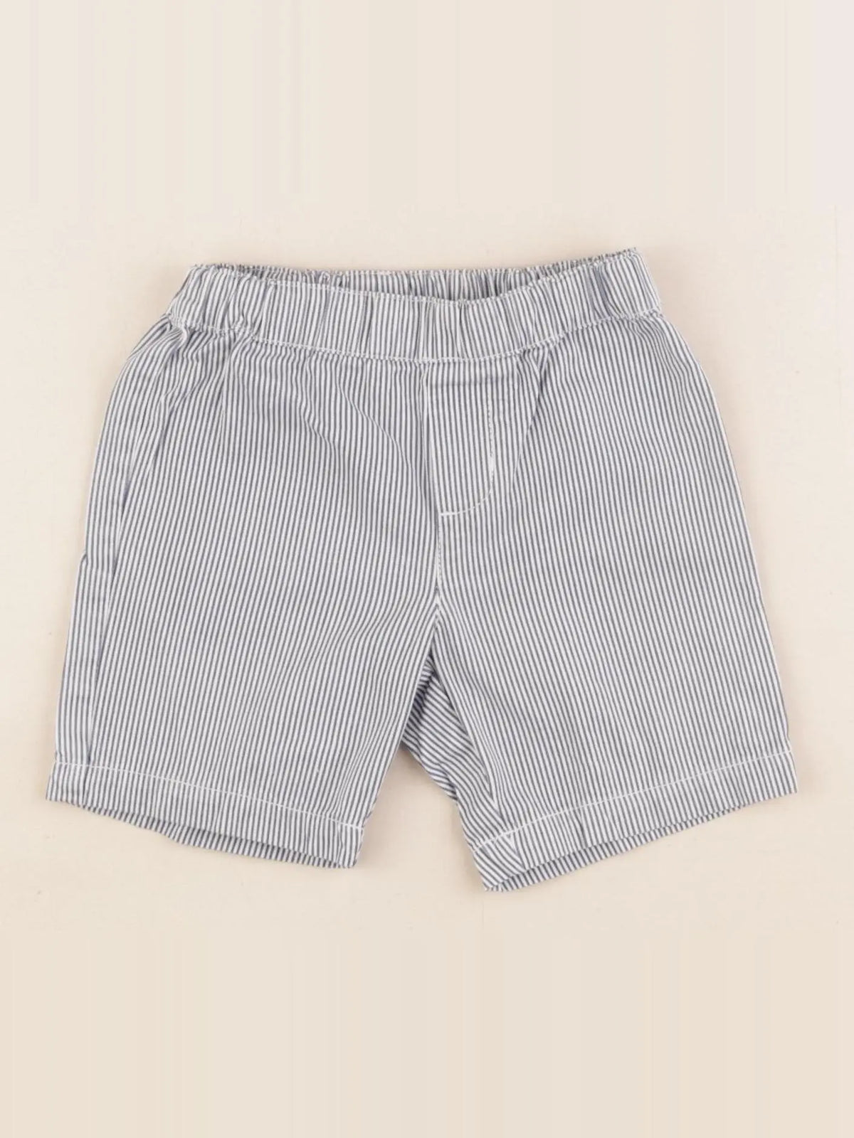 Jacadi - short bleu, blanc - 18 mois