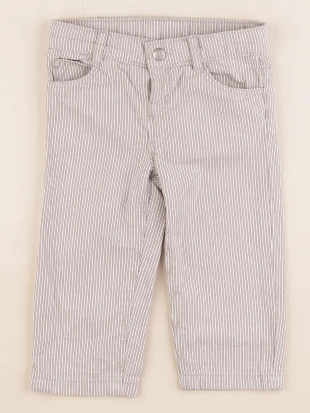 Petit Bateau - pantalon beige - 12 mois