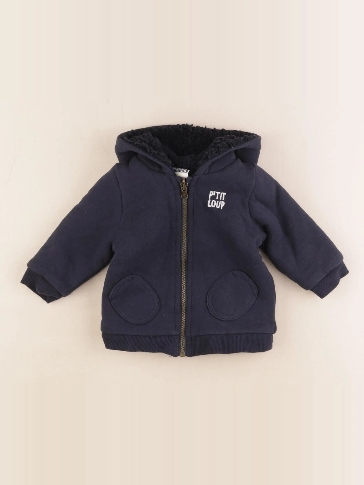 Tape à l'oeil - sweat bleu - 6 mois