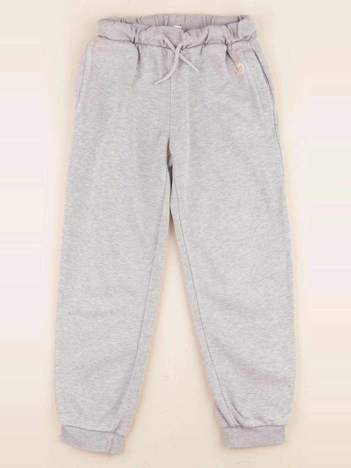 Vertbaudet - jogging gris - 8 ans