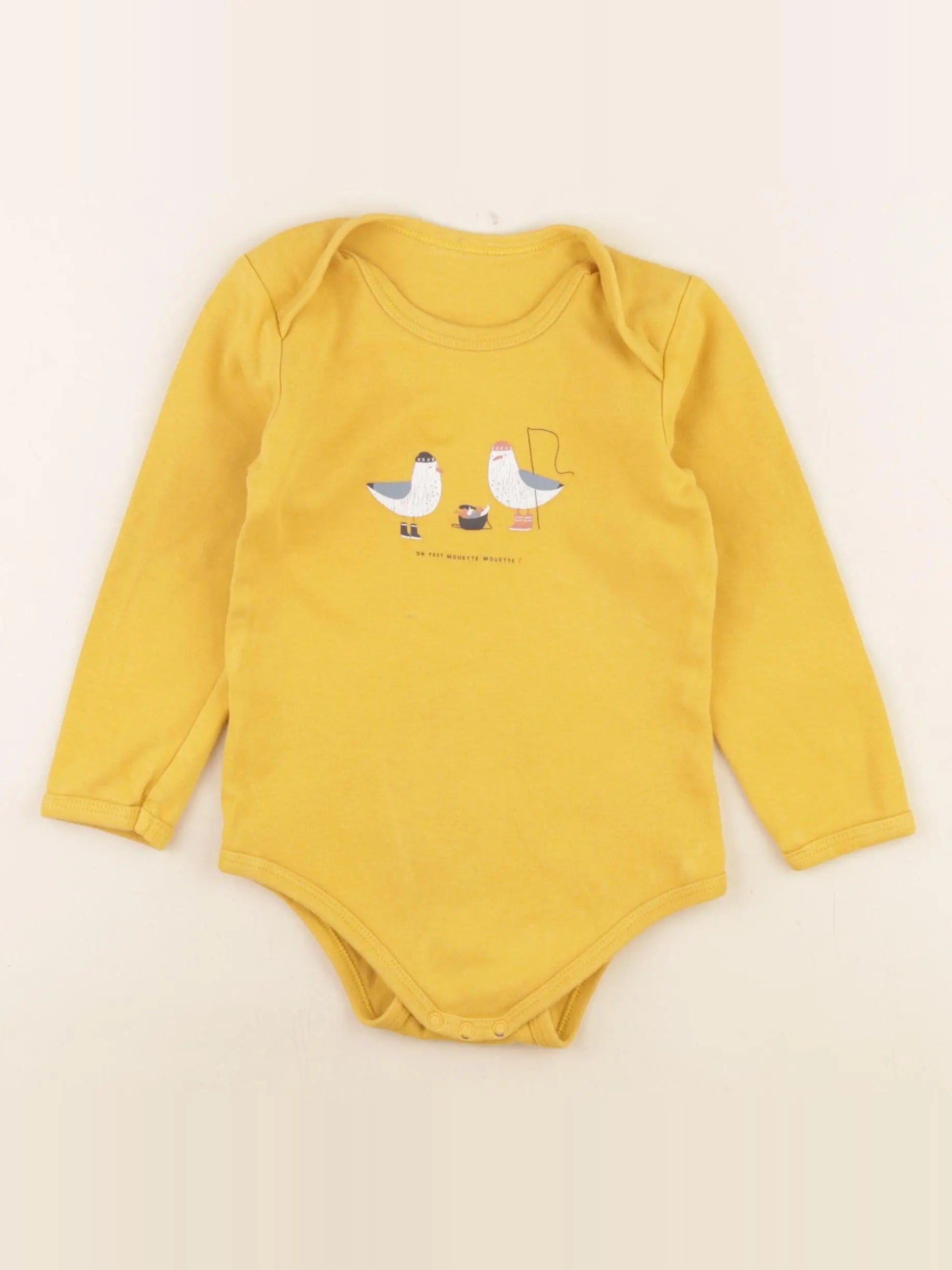 Vertbaudet - body jaune - 3 ans