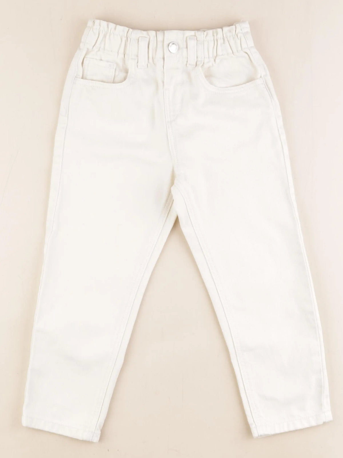 Mango - jean blanc - 3/4 ans