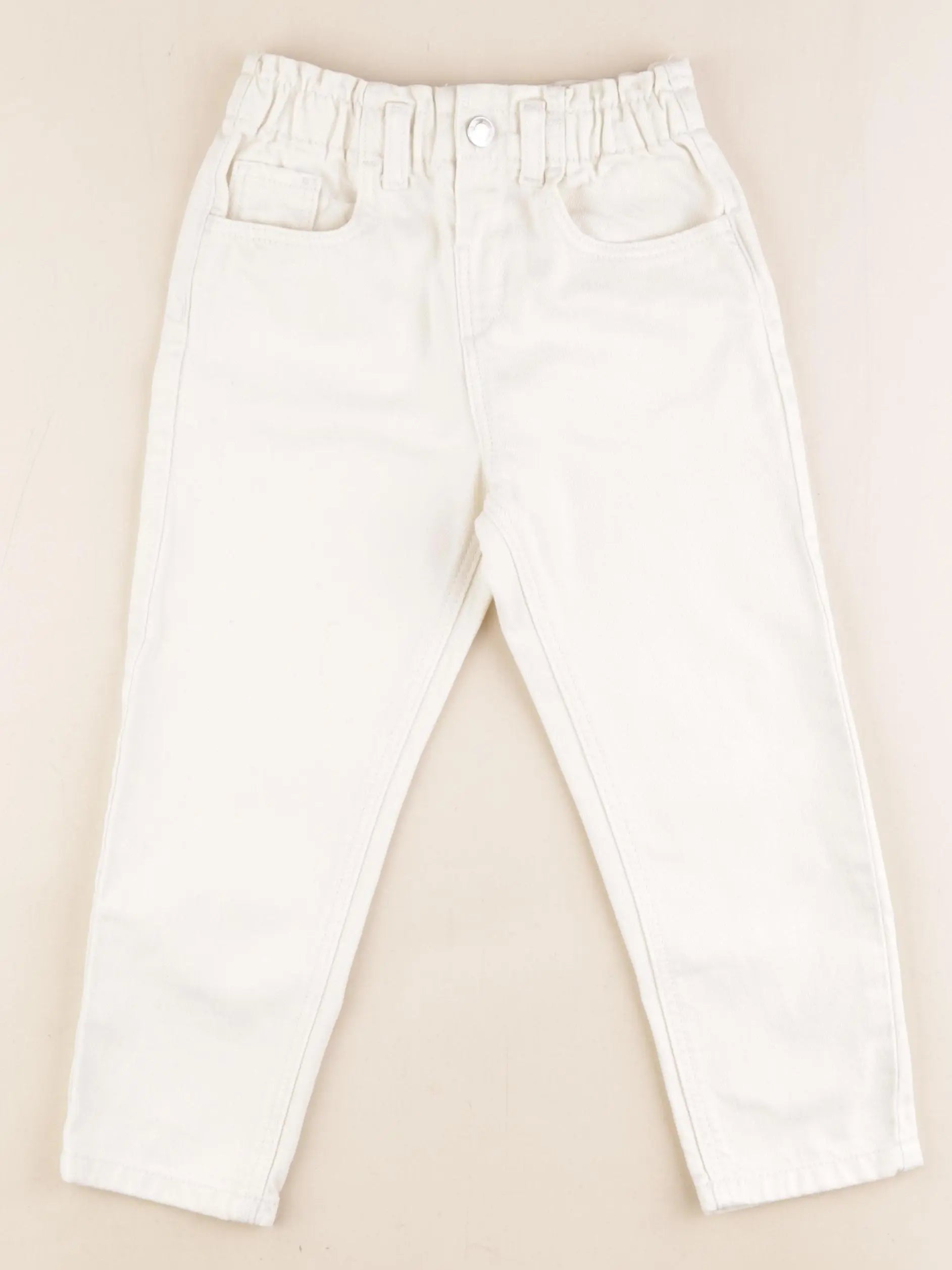 Mango - jean blanc - 3/4 ans
