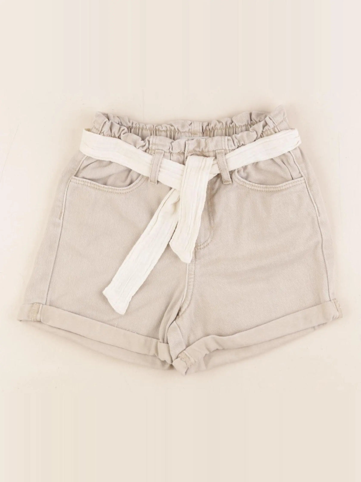 Vertbaudet - short beige - 5 ans