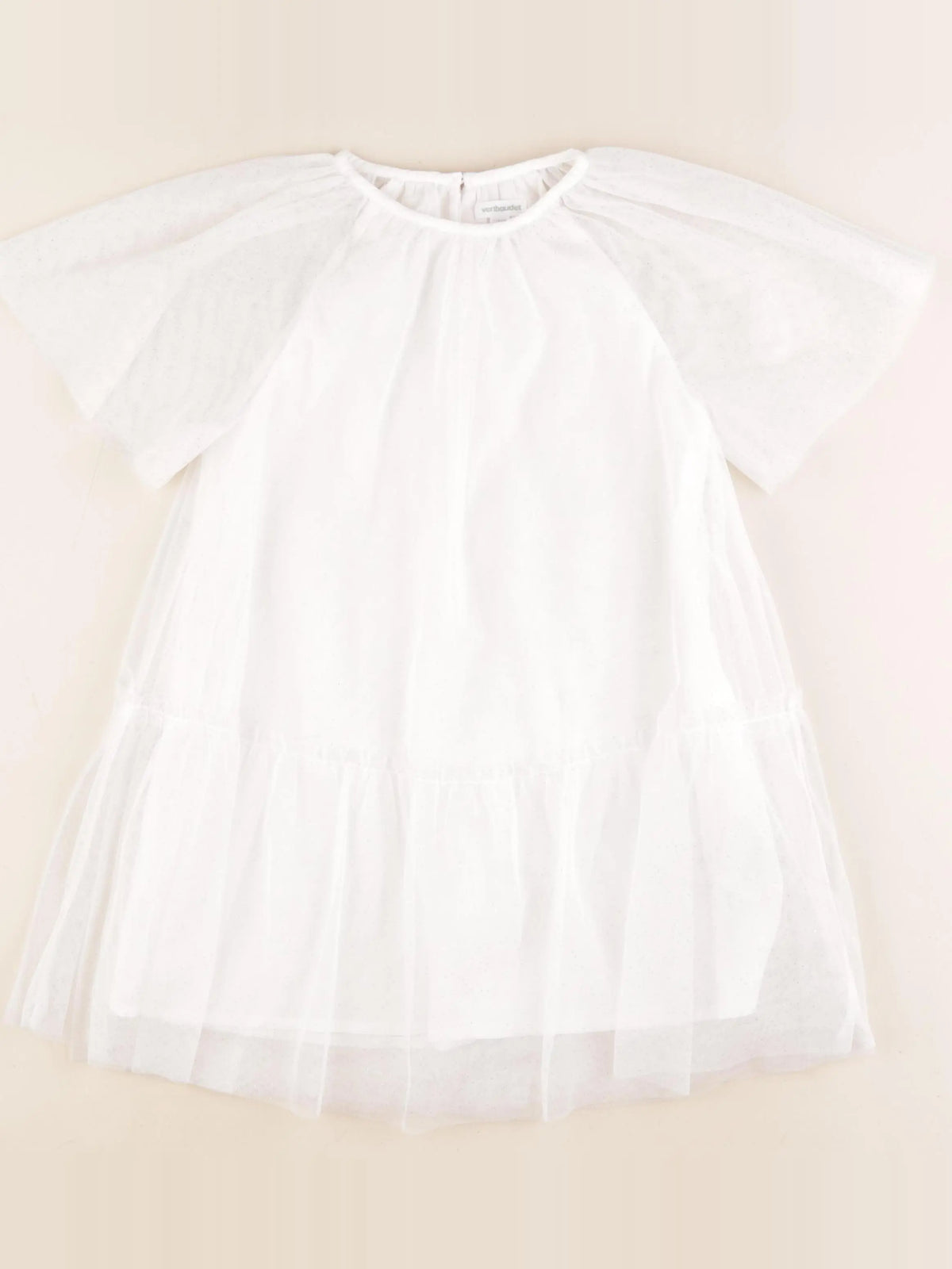 Vertbaudet - robe blanc - 6 ans