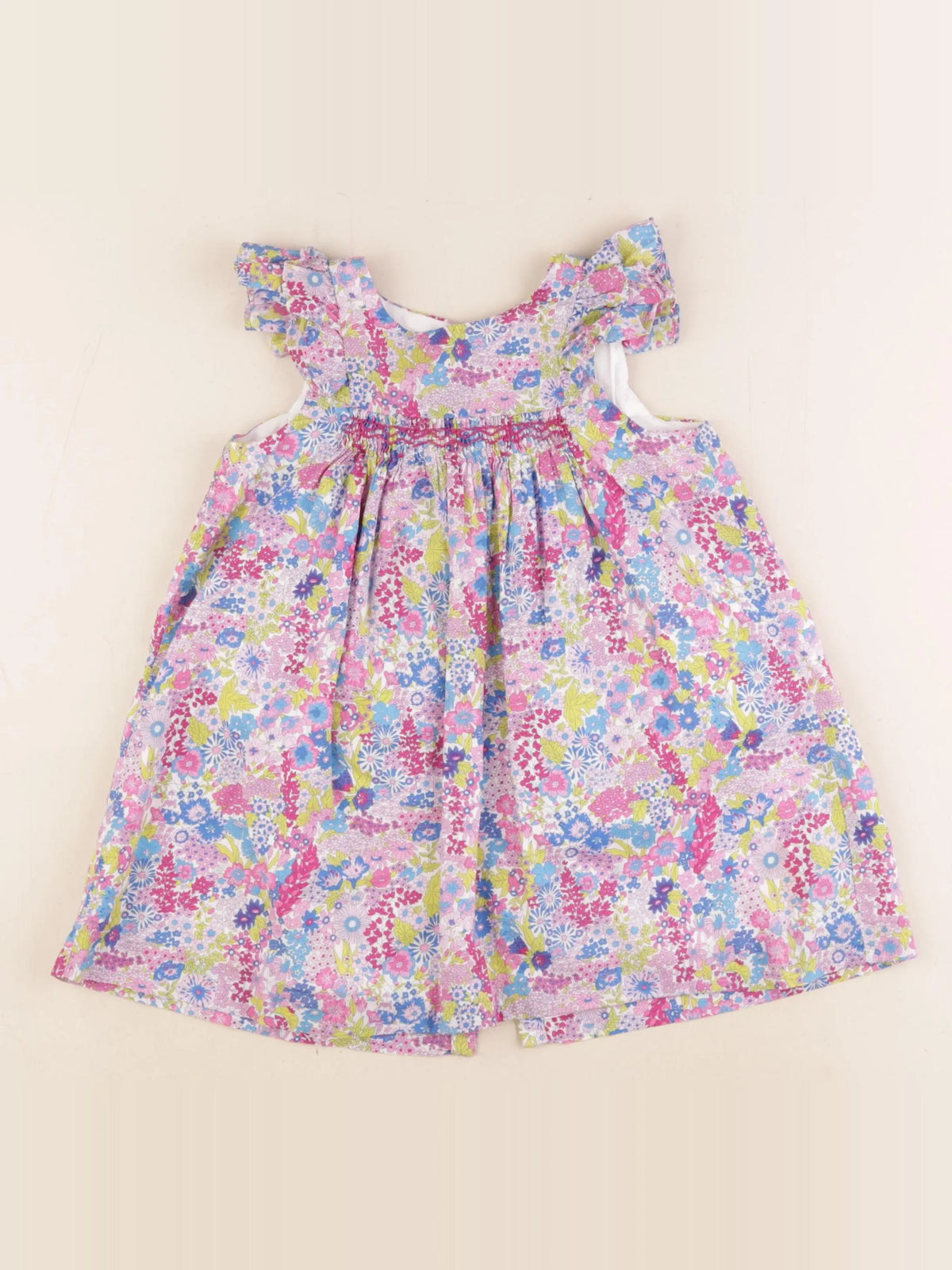 Jacadi - robe liberty multicolore - 2 ans