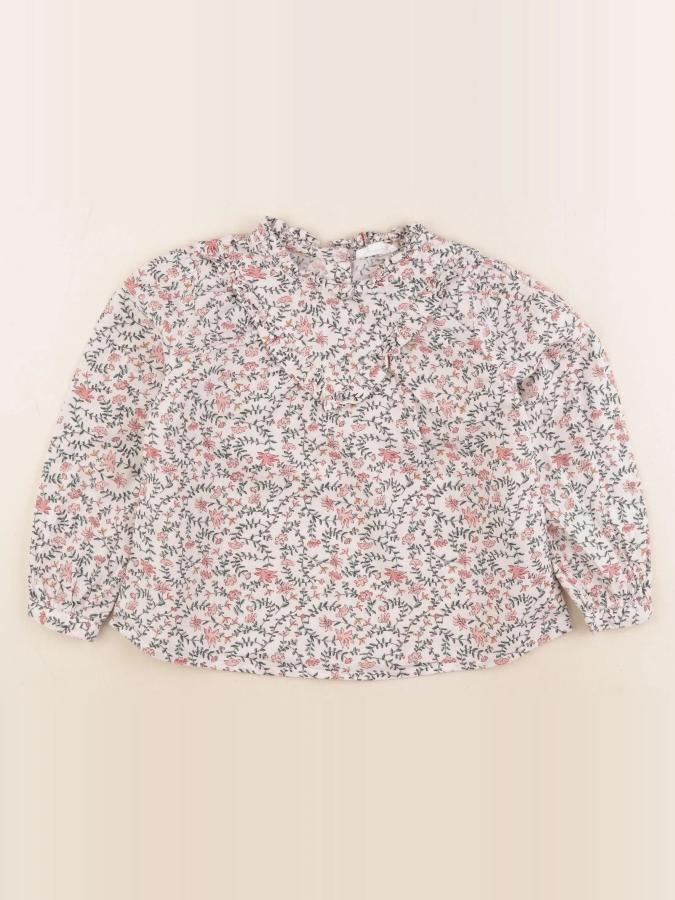 Vertbaudet - blouse blanc - 4 ans