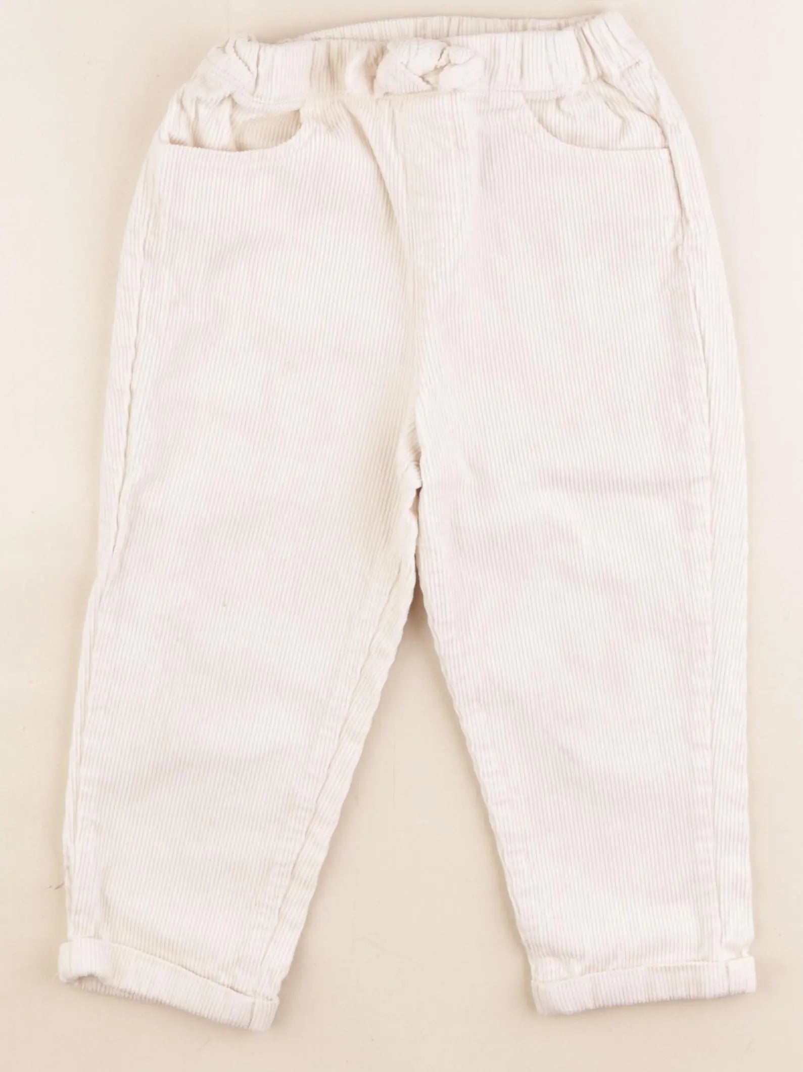 Vertbaudet - pantalon blanc - 36 mois