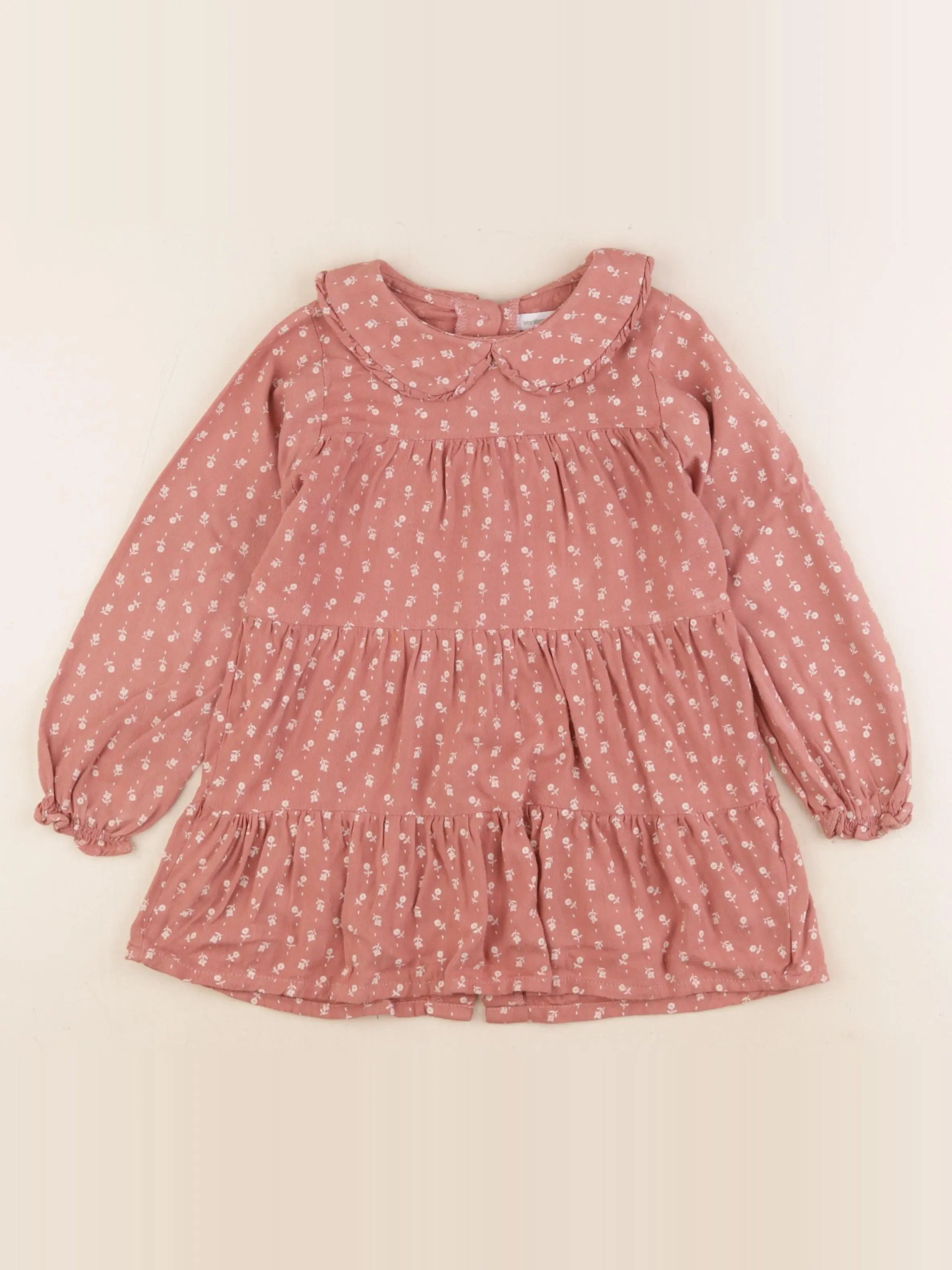 Vertbaudet - robe rose - 3 mois