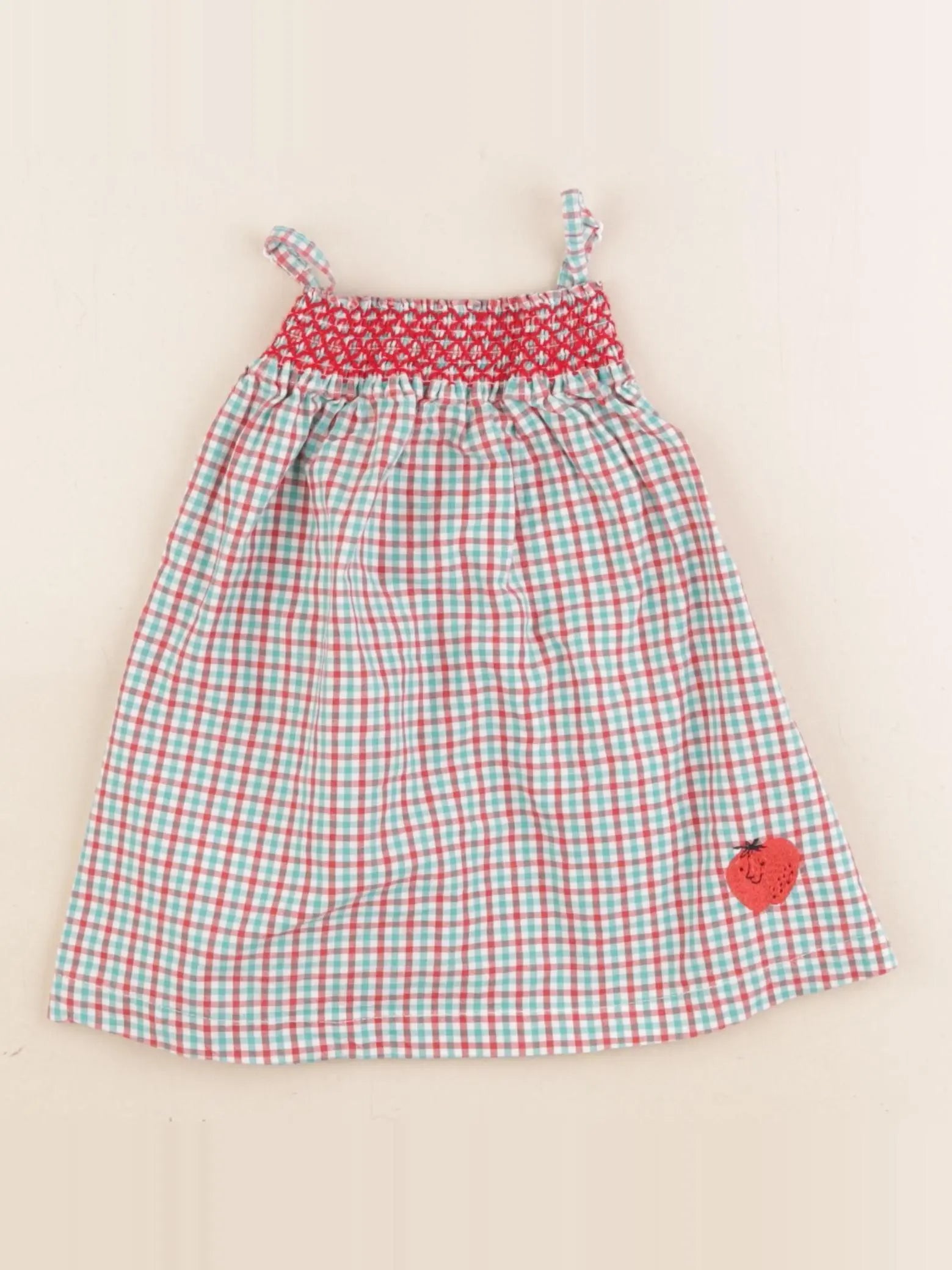Bobo Choses - blouse vert, rouge - 4/5 ans