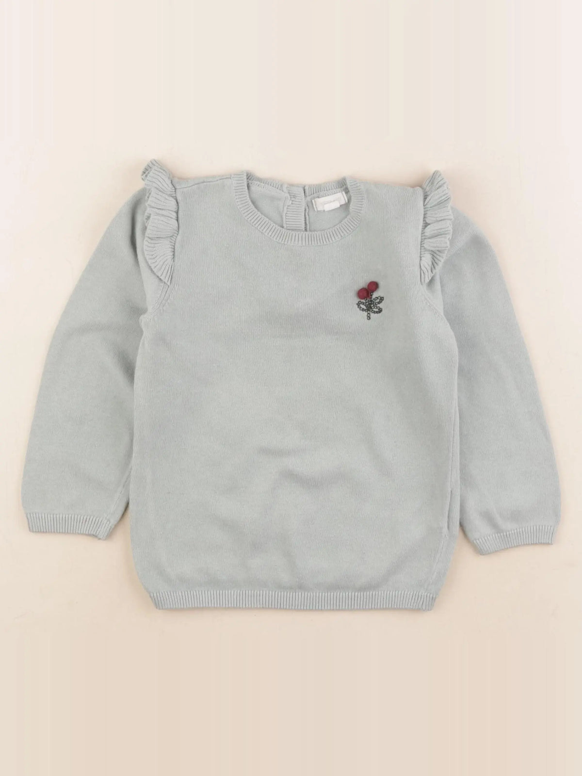 Vertbaudet - pull vert - 3 ans
