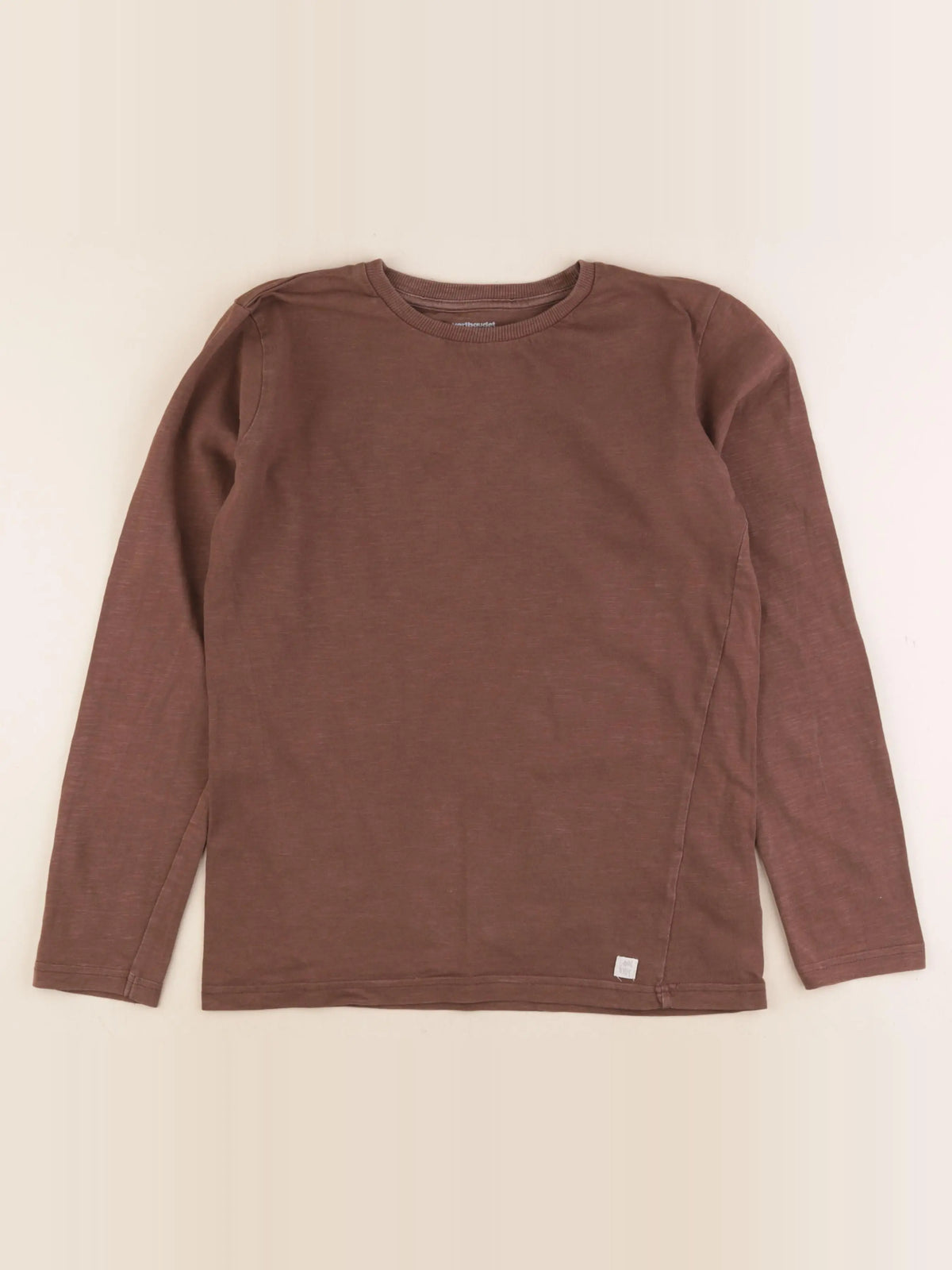 Vertbaudet - tee-shirt marron - 12 ans