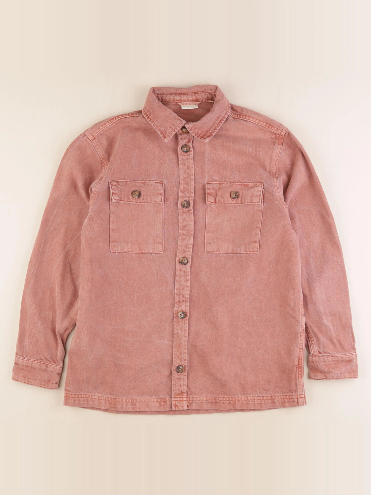 Vertbaudet - chemise marron - 12 ans