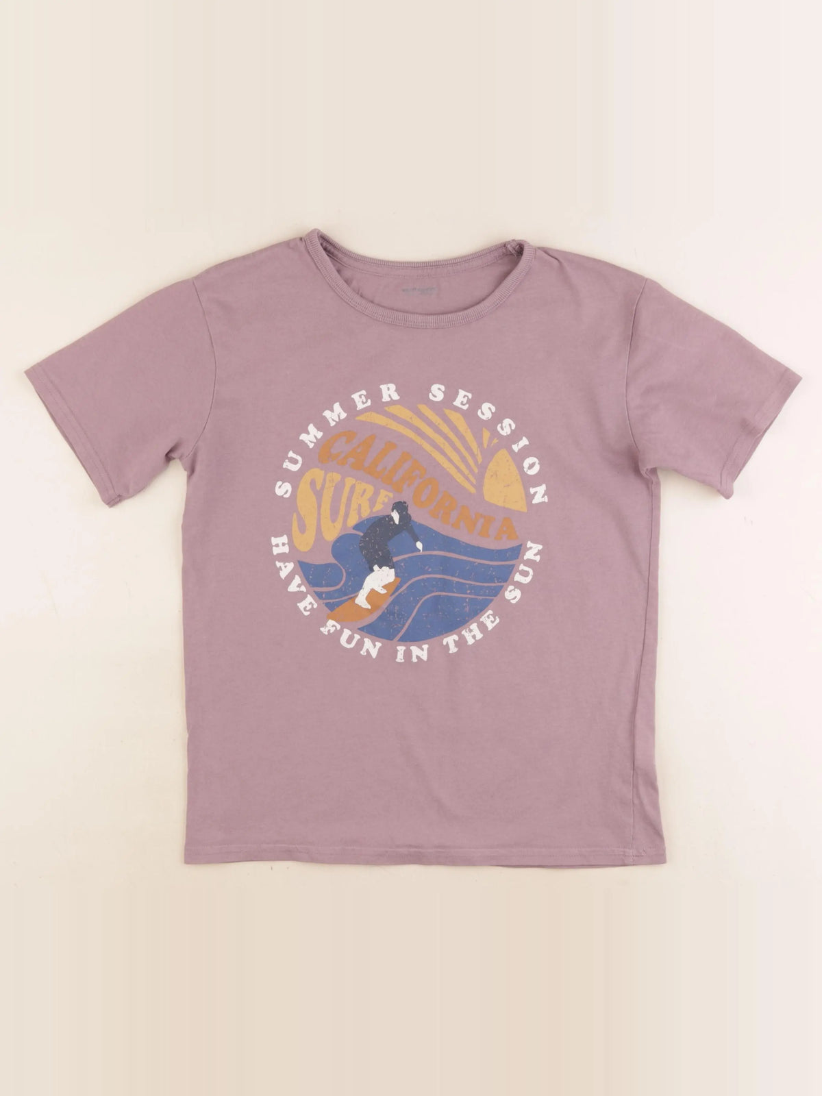 Vertbaudet - tee-shirt violet - 12 ans