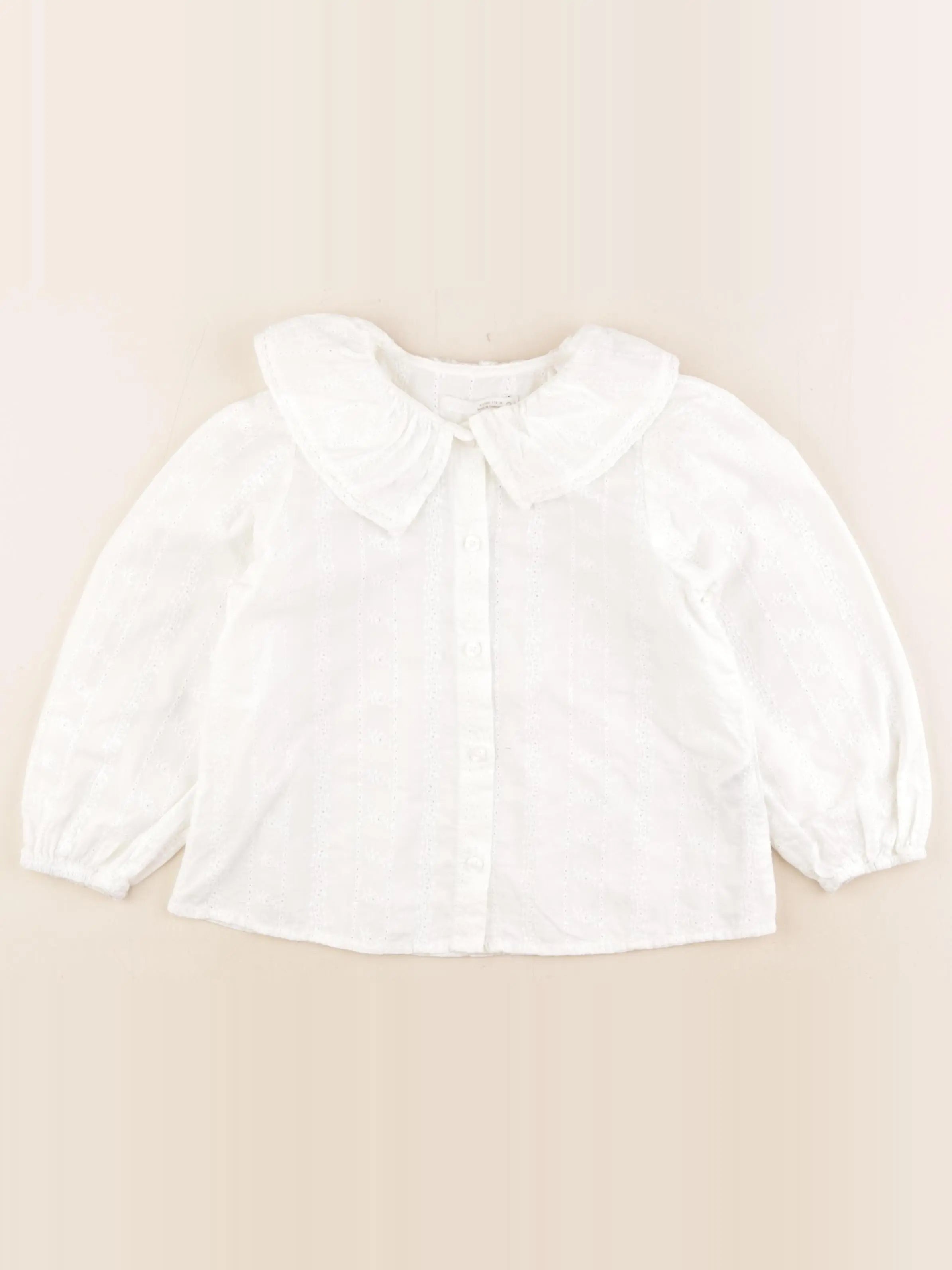 Zara - blouse blanc - 5 ans