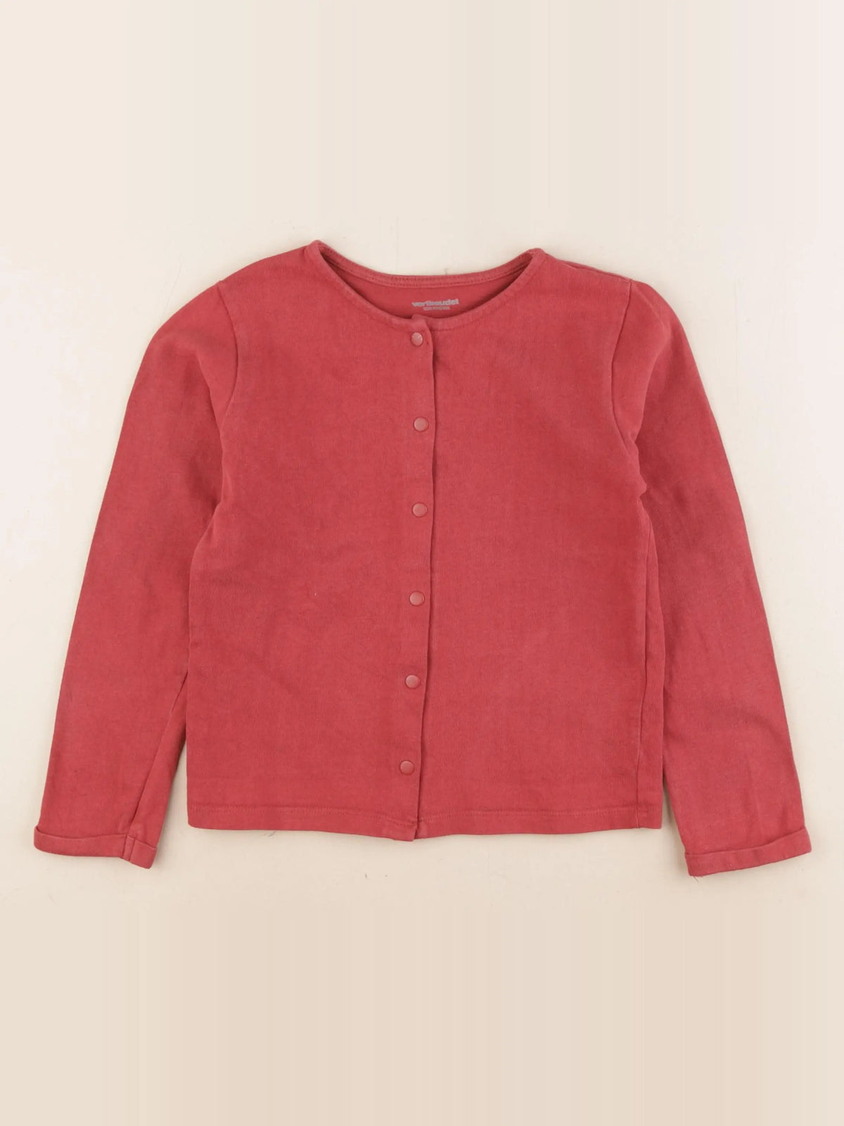 Vertbaudet - sweat rose - 7 ans