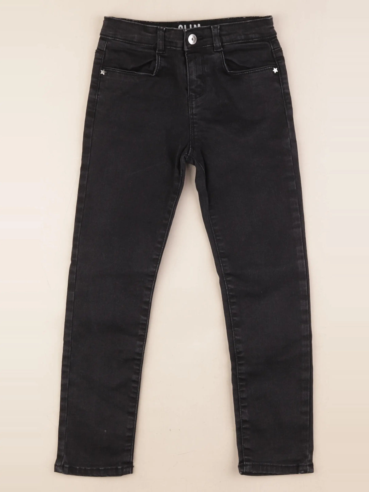 Vertbaudet - jean noir - 7 ans