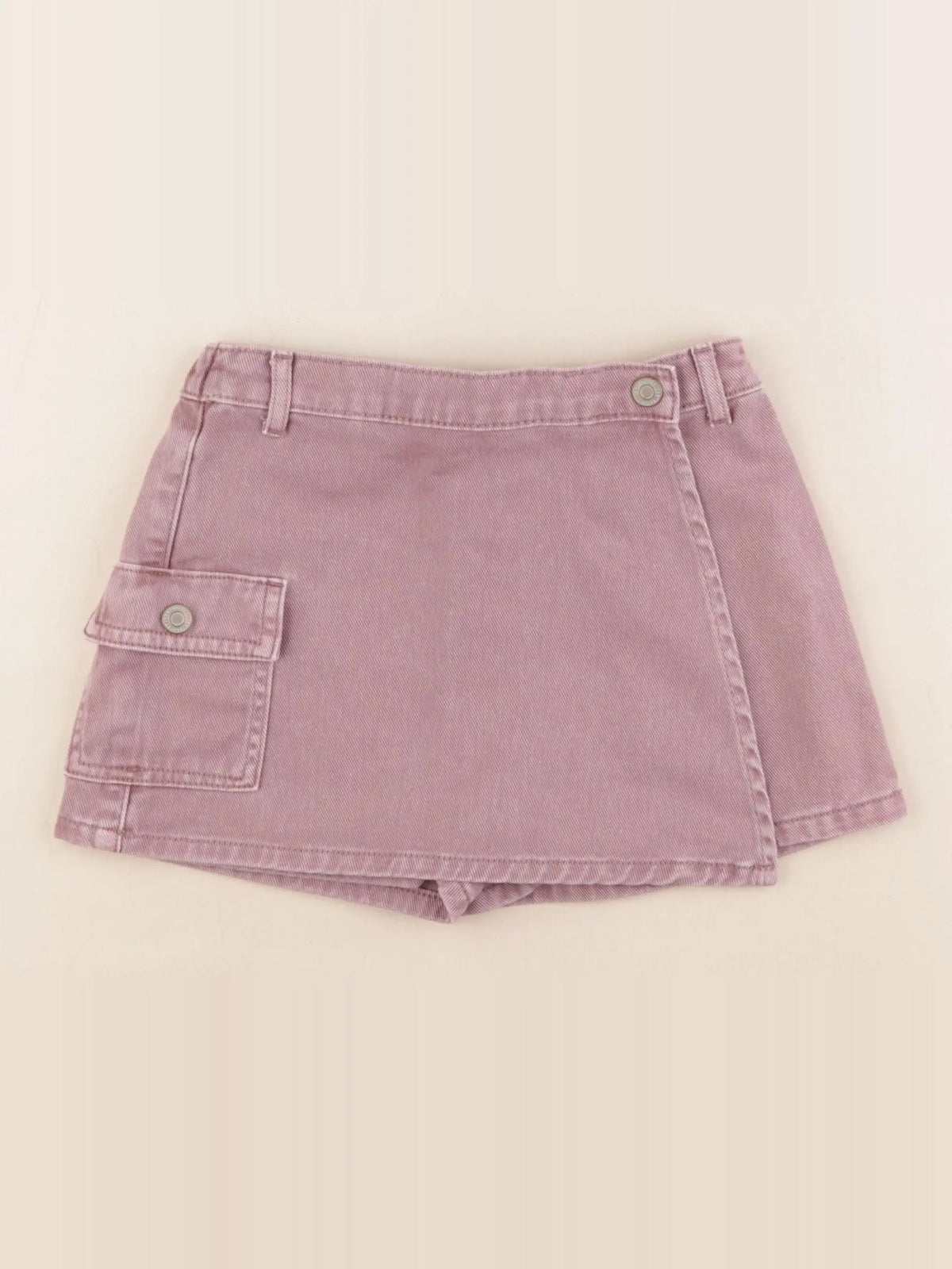 Vertbaudet - jupe short rose - 7 ans