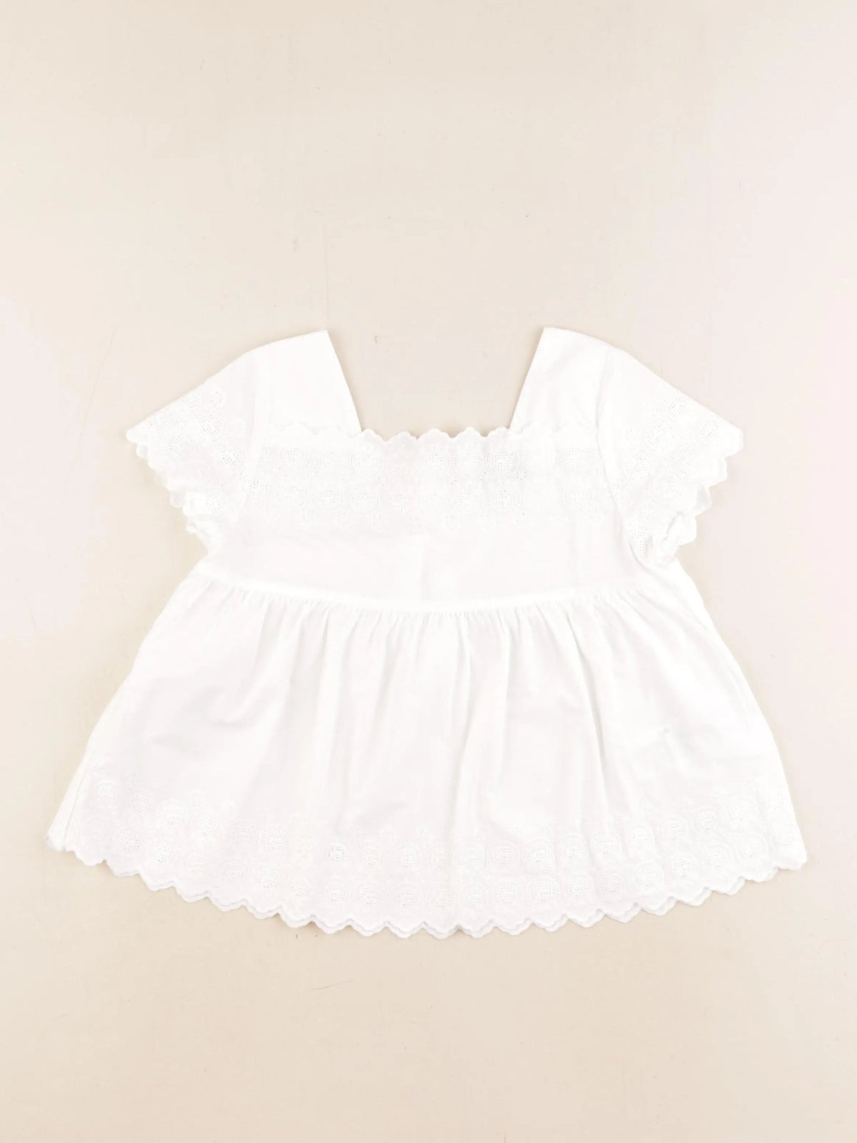 Cyrillus - blouse blanc - 8 ans