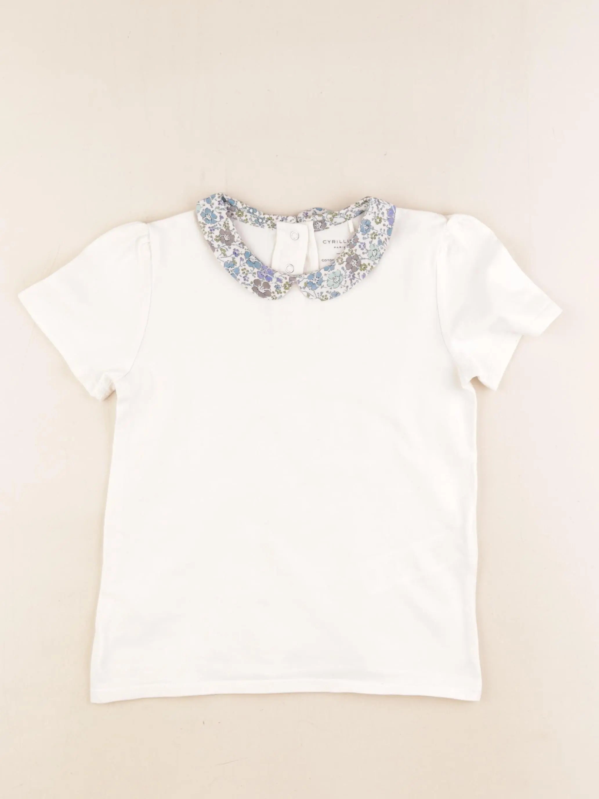 Cyrillus - tee-shirt blanc - 8 ans