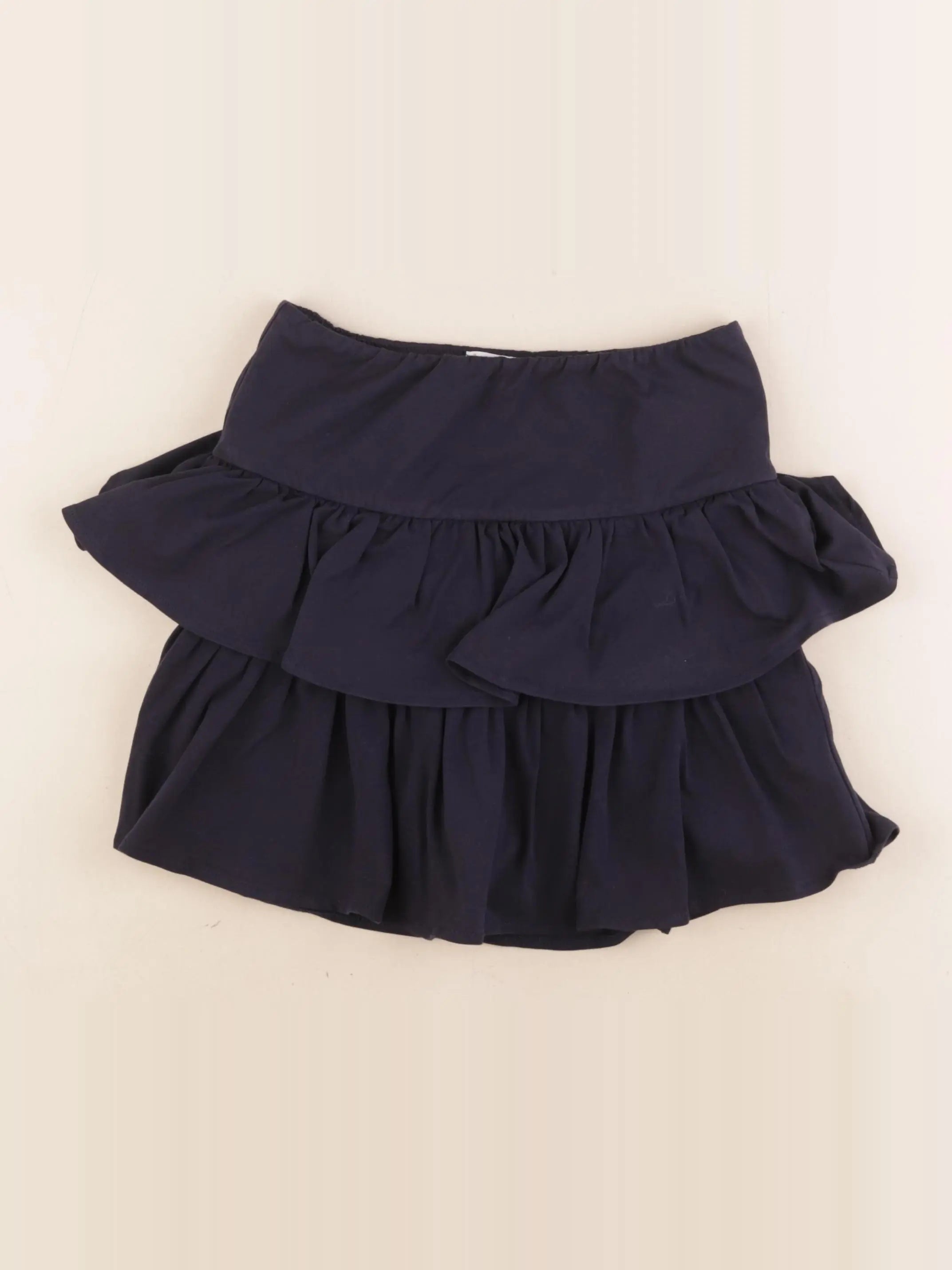 Mango - jupe short bleu - 11/12 ans