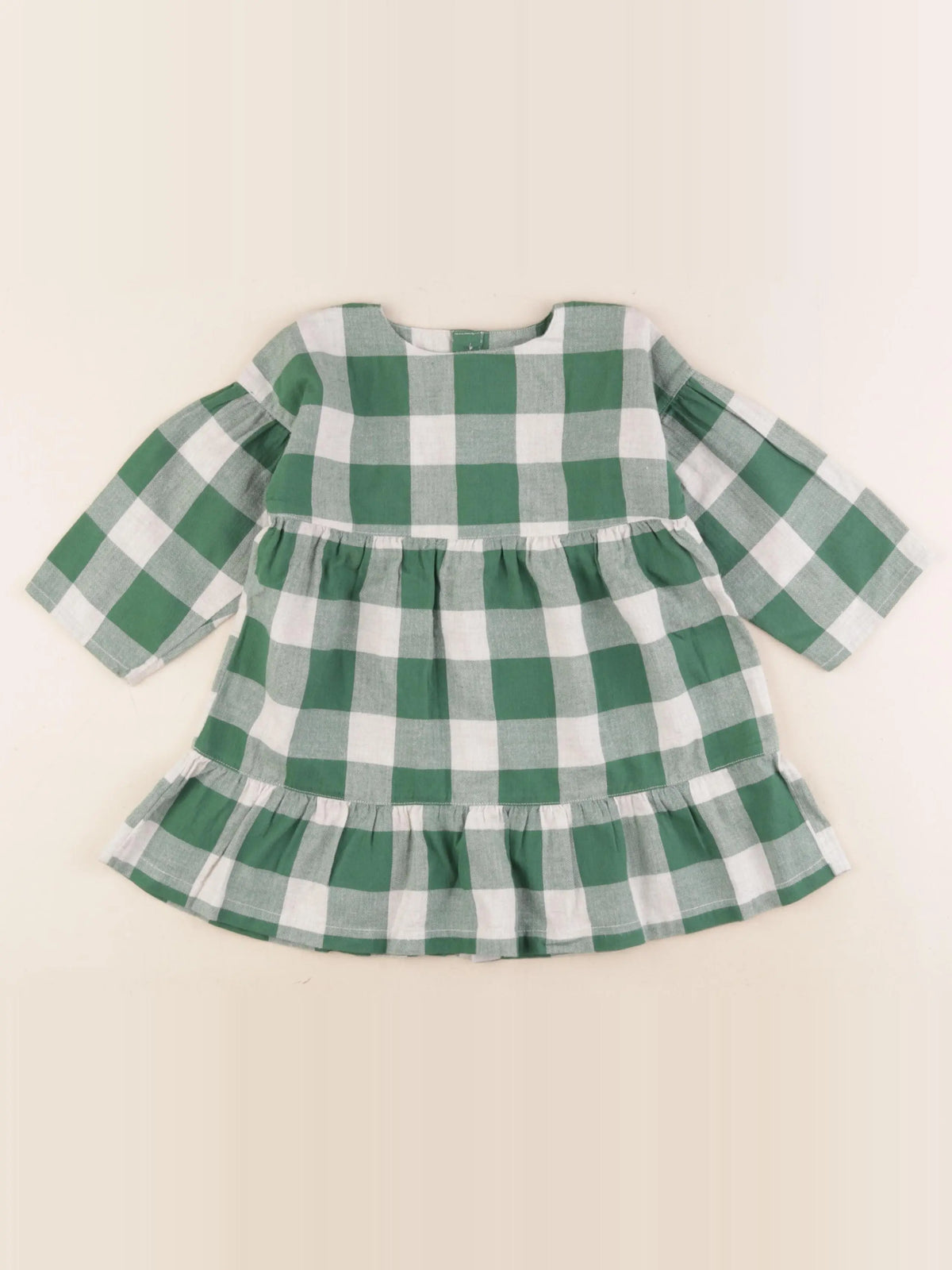 Petit Bateau - robe vert - 18 mois