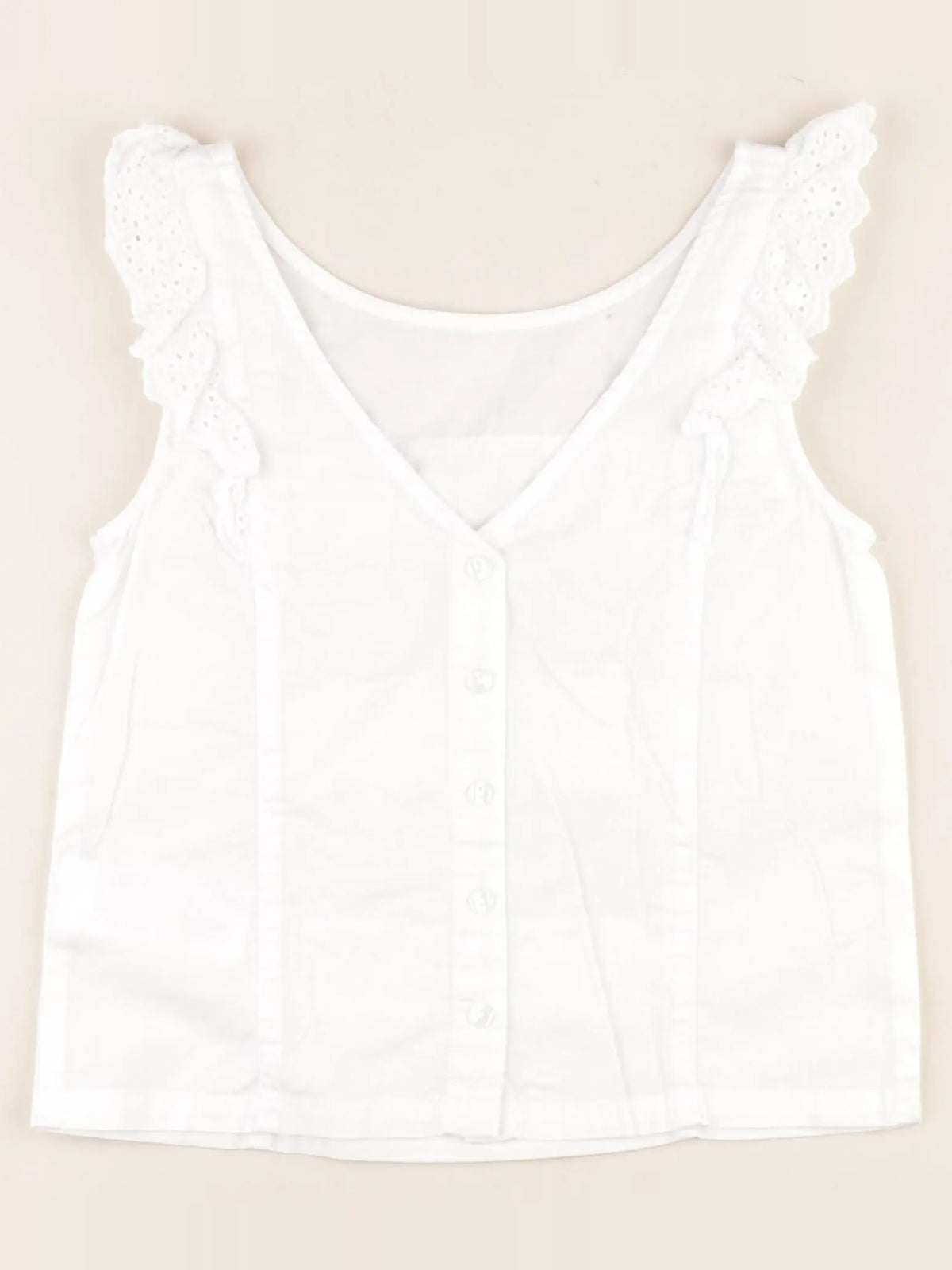 Vertbaudet - blouse blanc - 10 ans