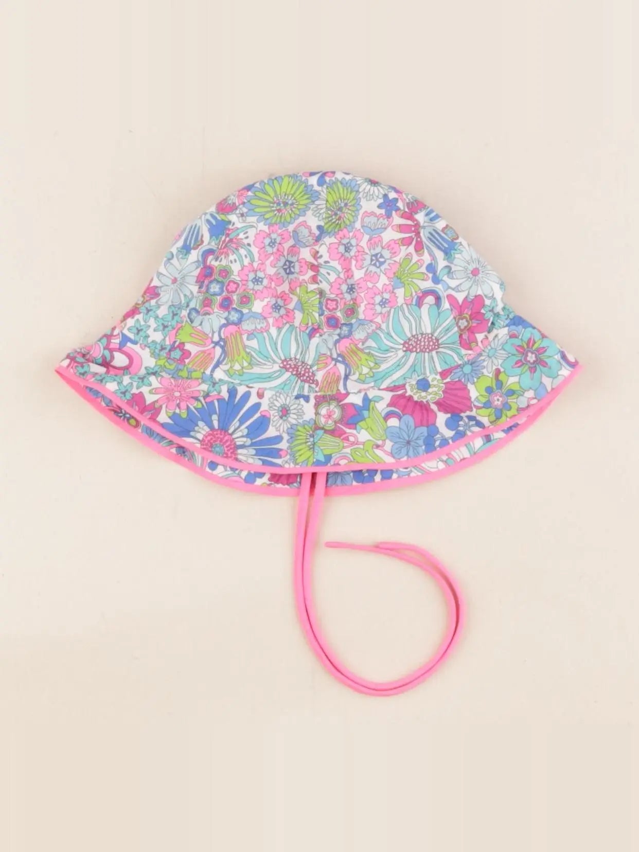 Jacadi - chapeau liberty bleu - 12 mois