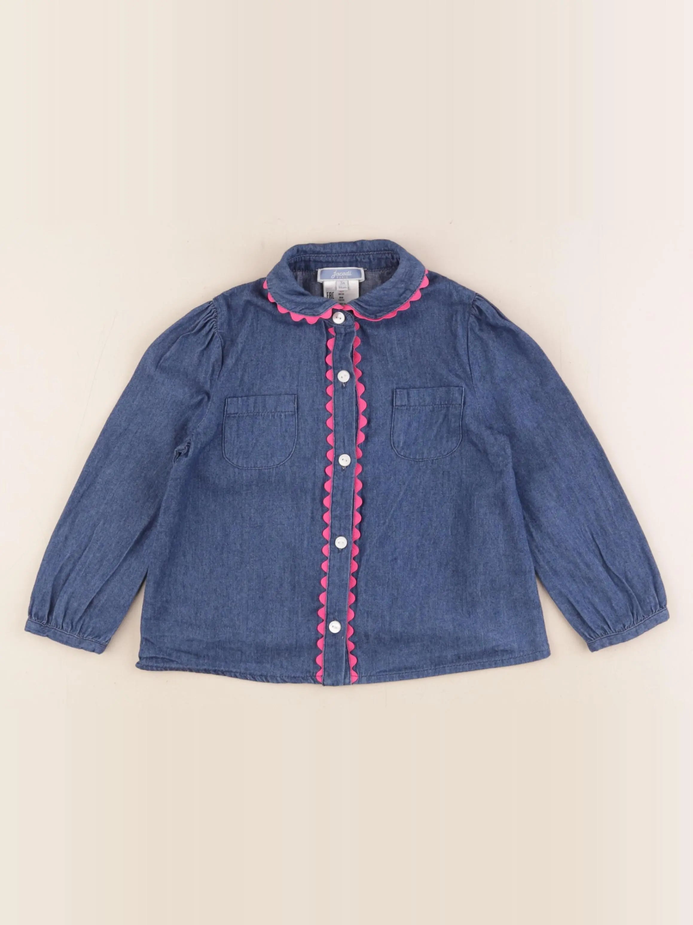 Jacadi - blouse bleu - 3 ans