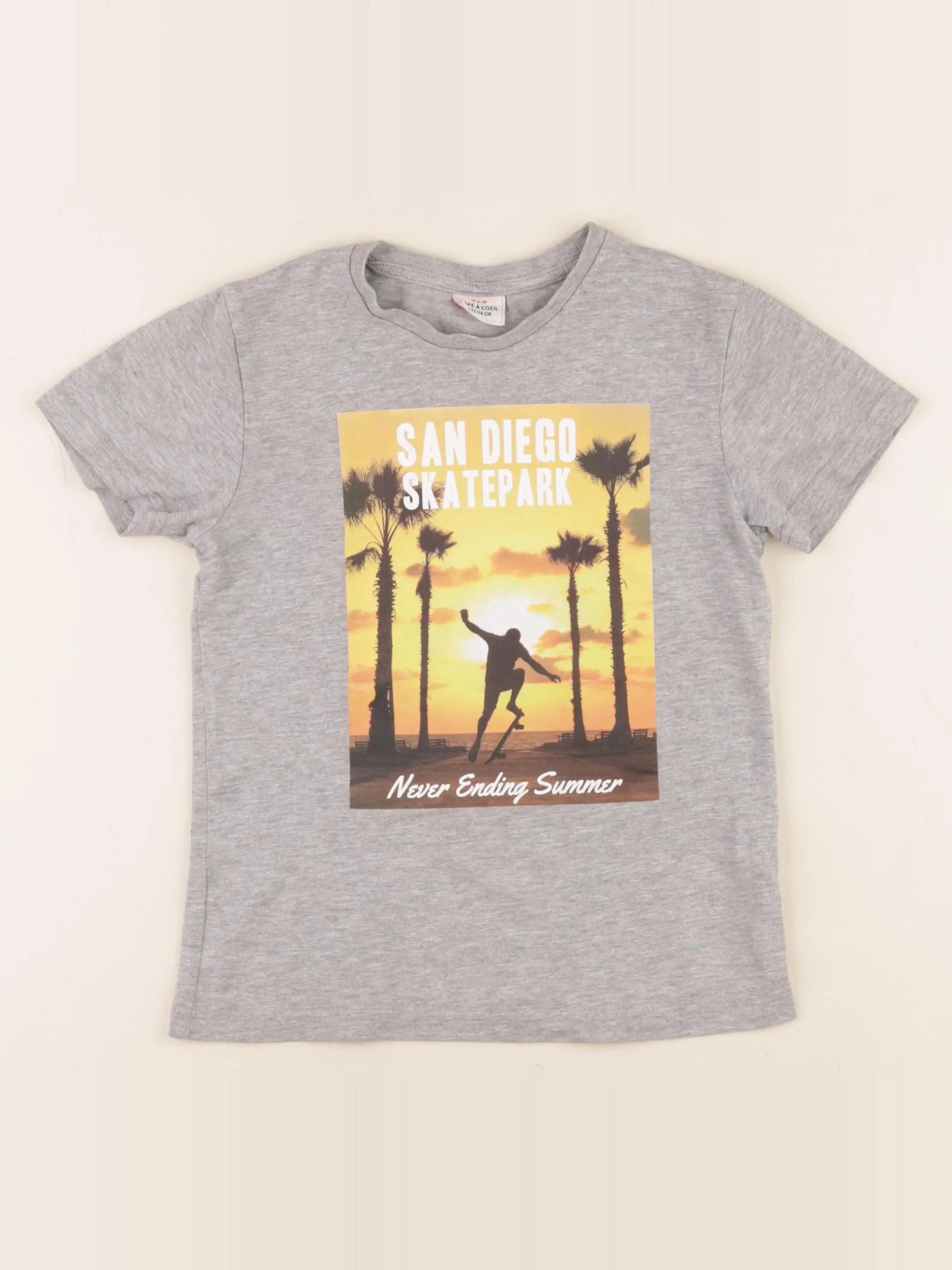 Tape à l'oeil - tee-shirt gris - 6 ans