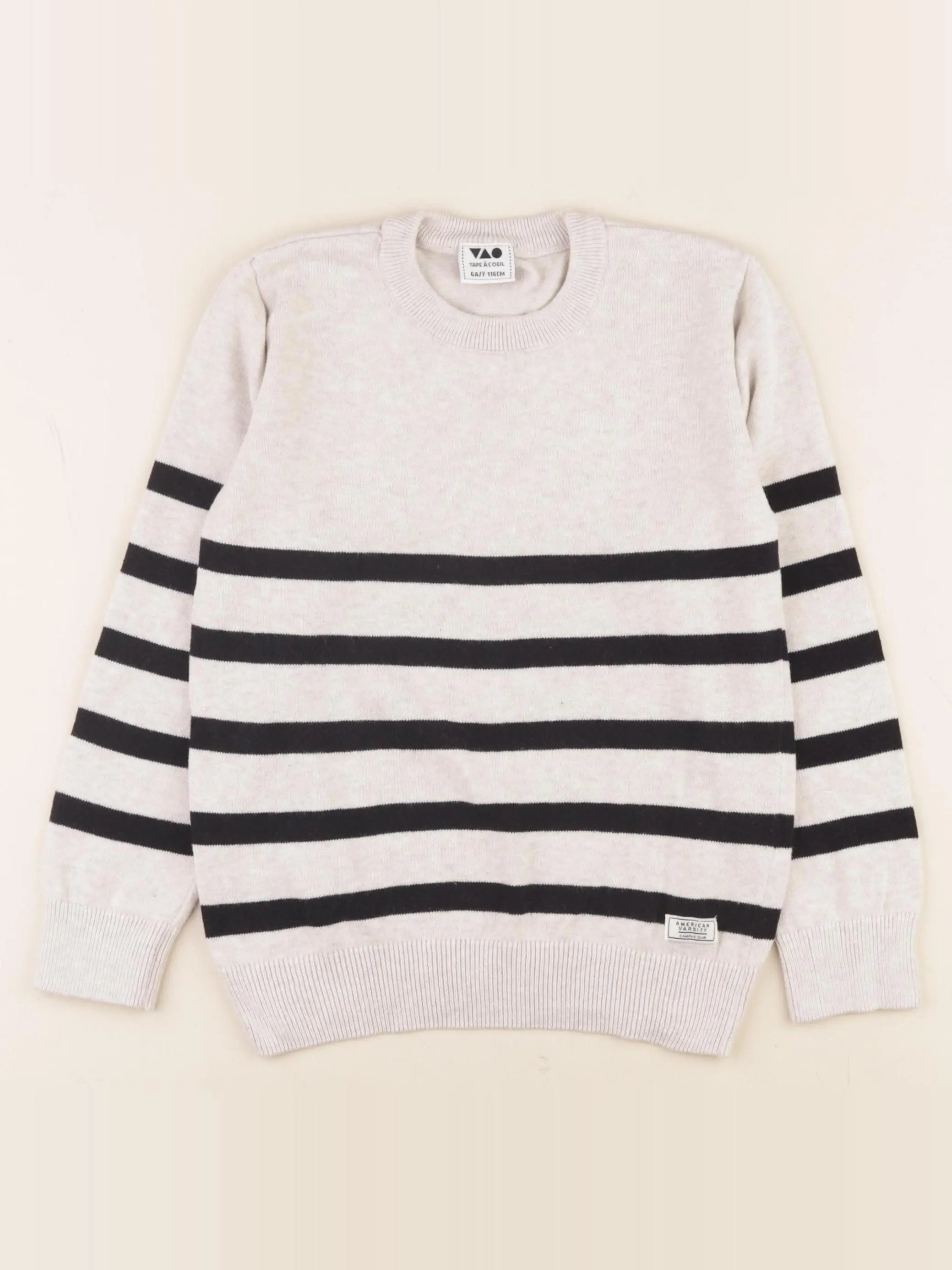 Tape à l'oeil - pull beige - 6 ans