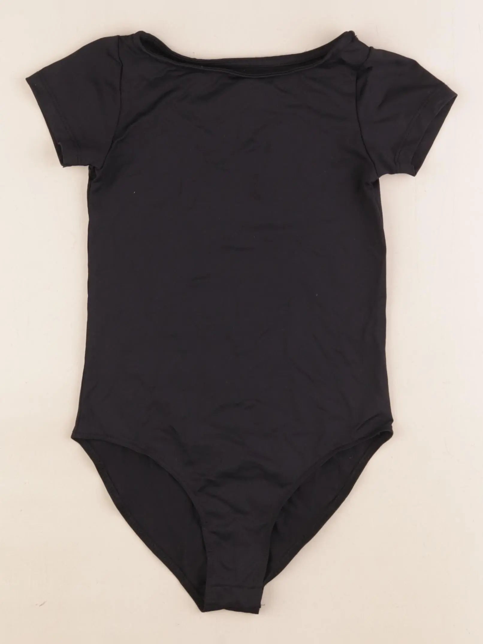Zara - body tee-shirt noir - 8/9 ans