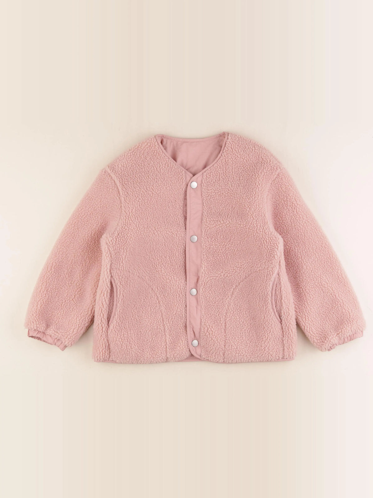 Uniqlo - doudoune réversible rose - 5/6 ans