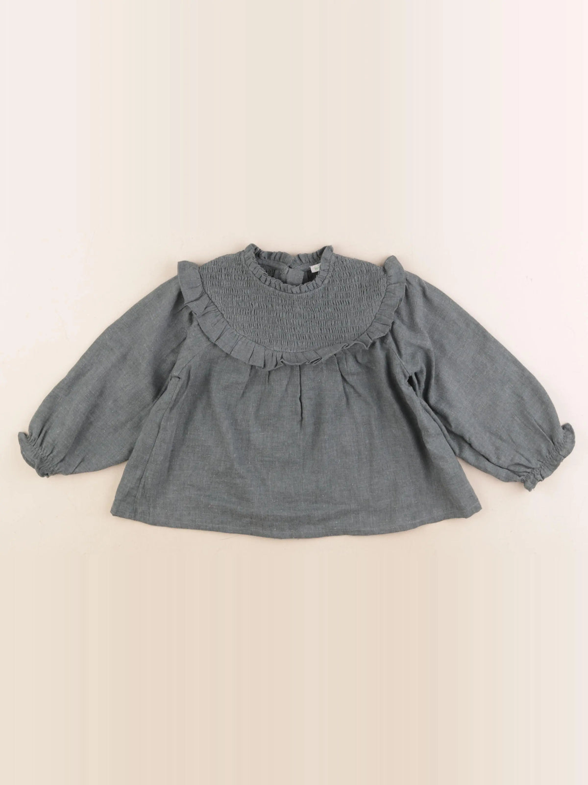 Vertbaudet - blouse vert - 2 ans